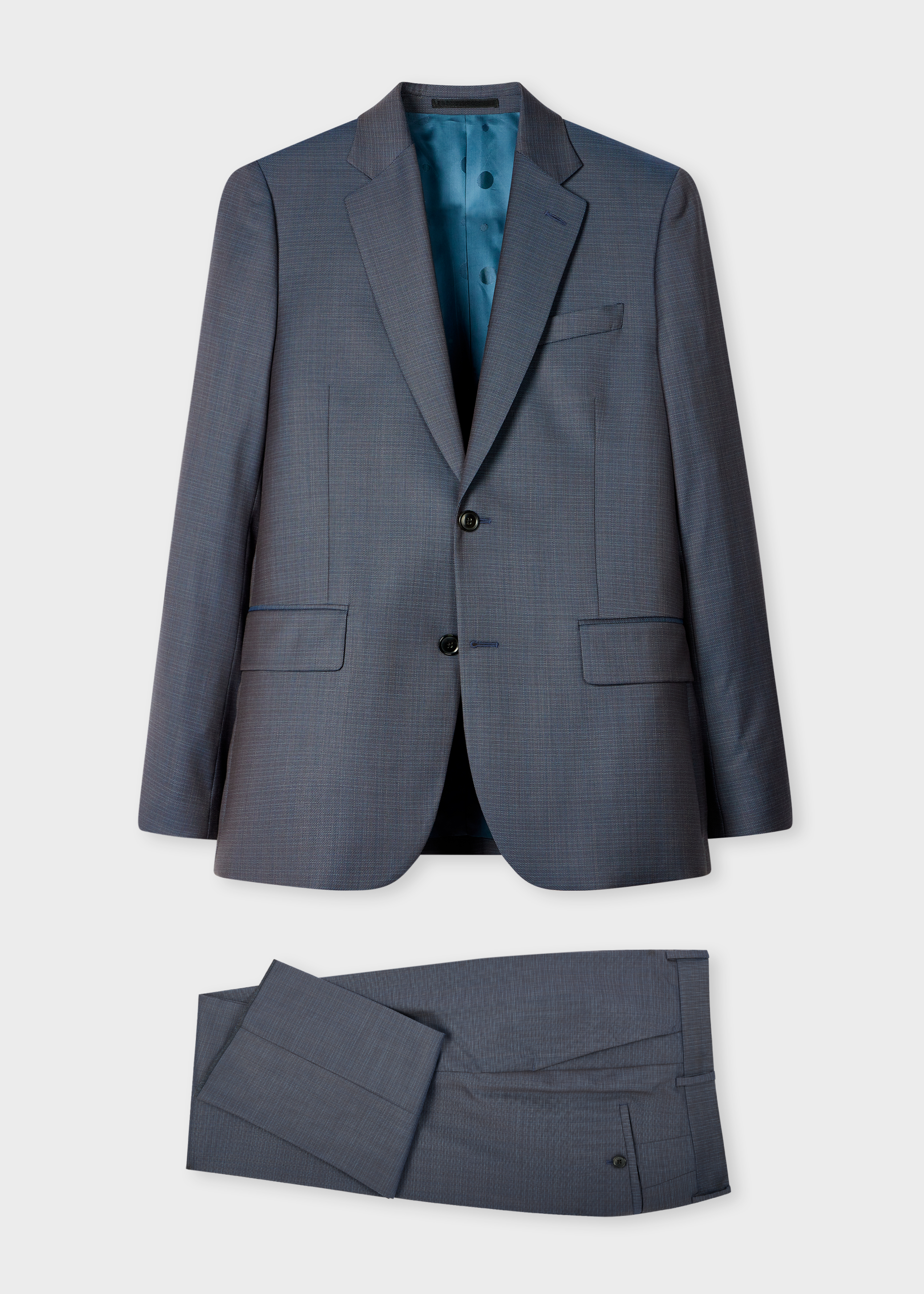 Paul Smith The Brierley - Slate Blue Wool Suit | King's Cross