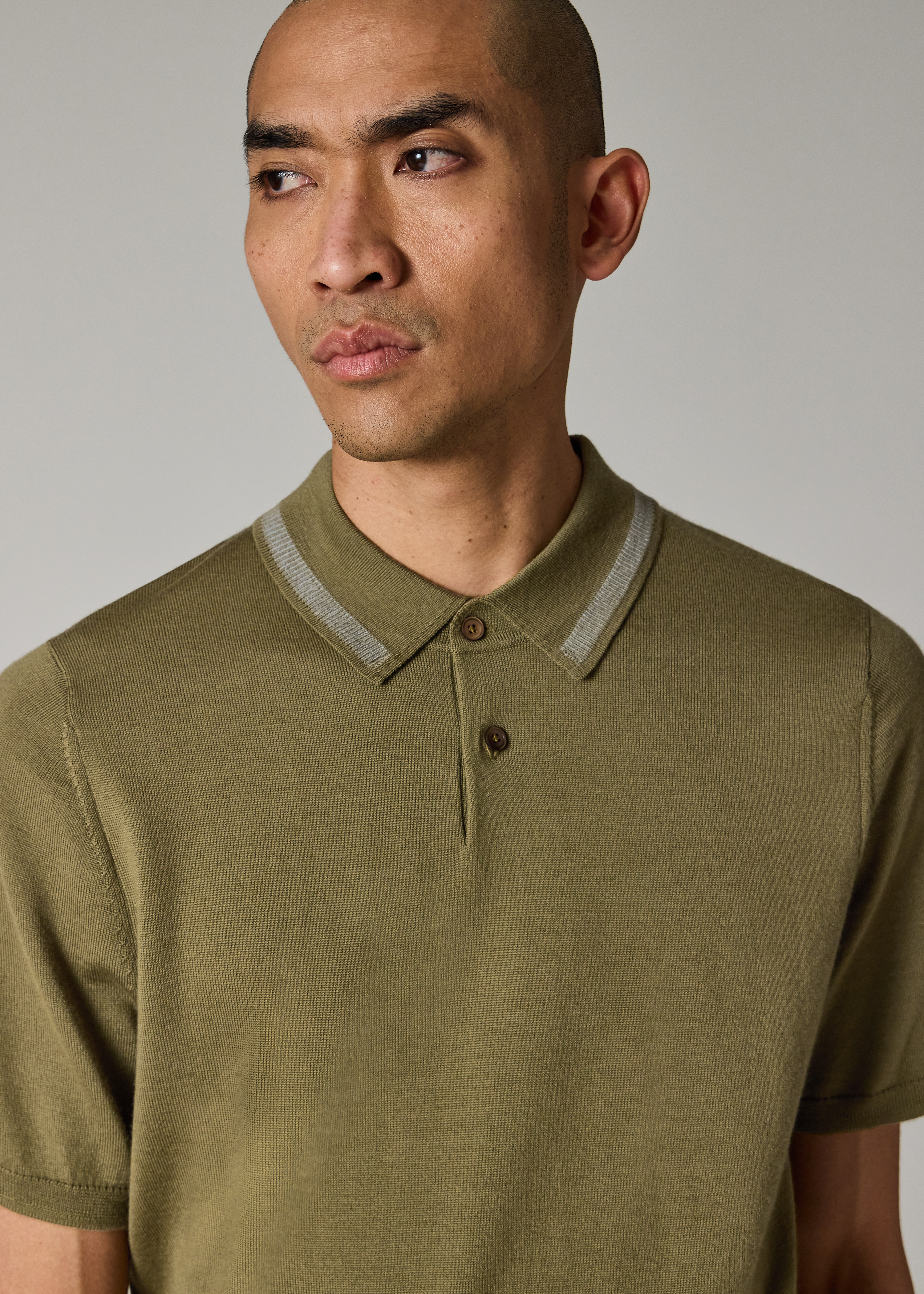 Cos KNITTED WOOL POLO SHIRT | King