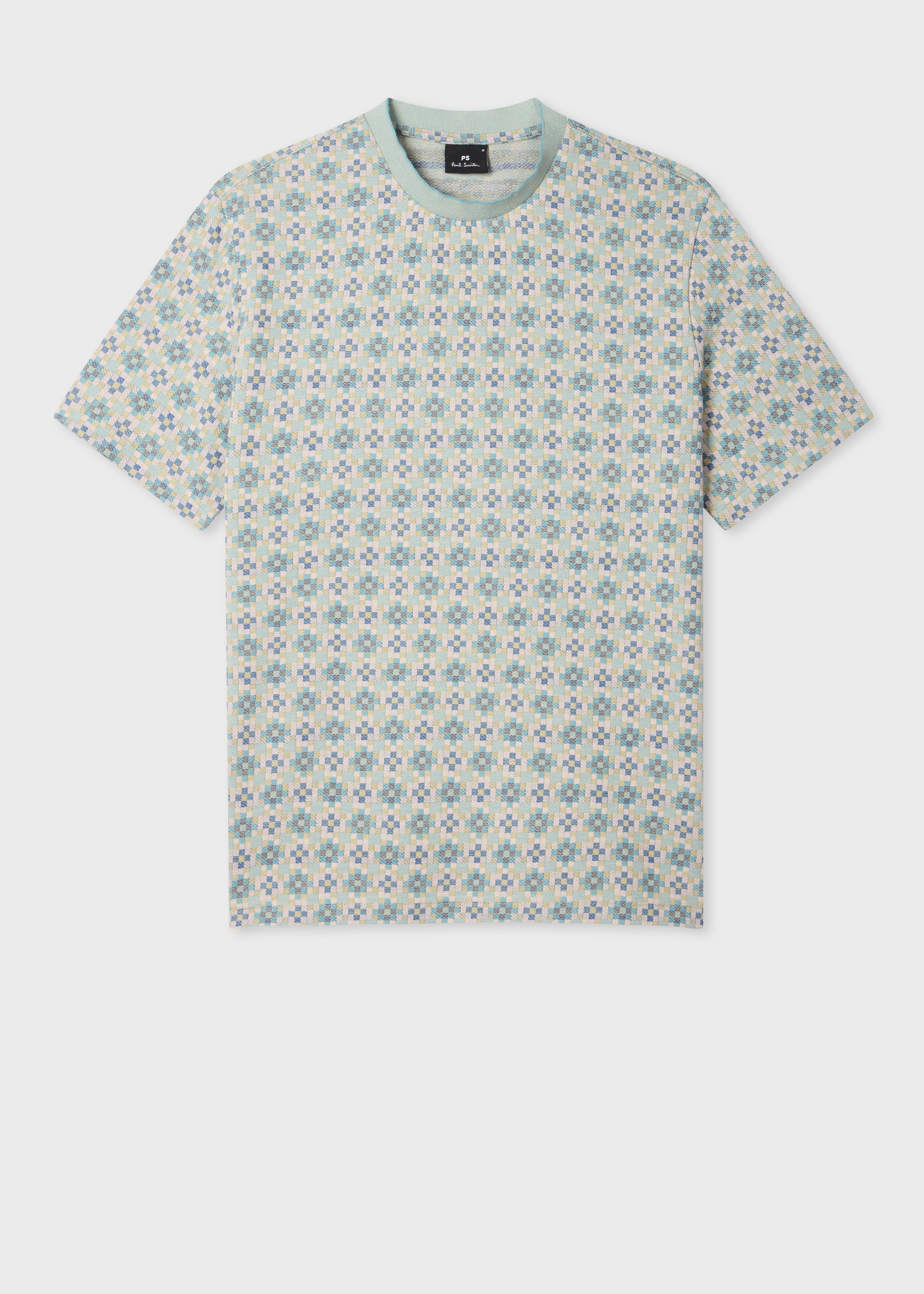 Paul Smith T-Shirt Kaki À Rayures Texturées homme de Paul Smith T-Shirt Kaki À Rayures Texturées homme de