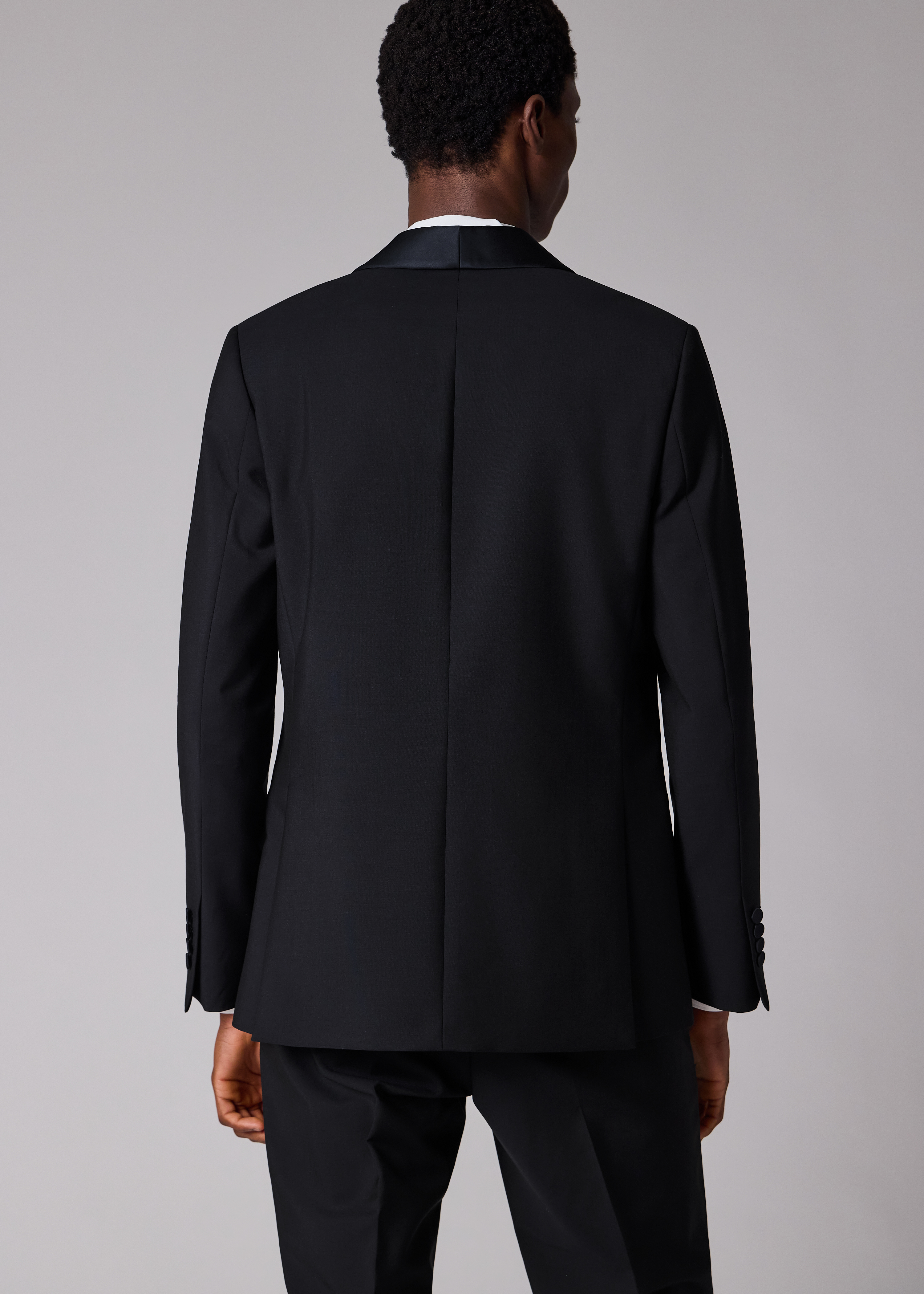 Navy Wool-Mohair Evening Blazer thumbnail 11