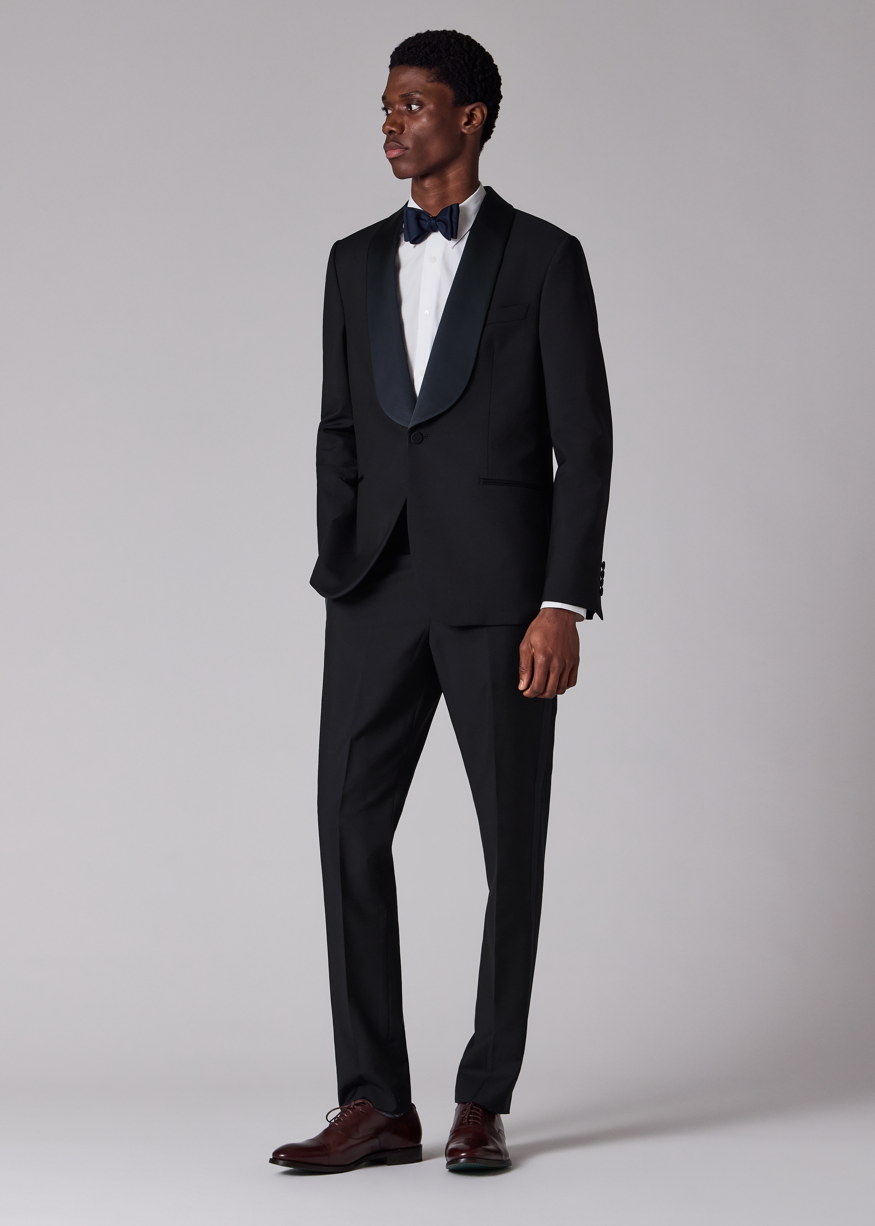 Navy Wool-Mohair Evening Blazer thumbnail 10