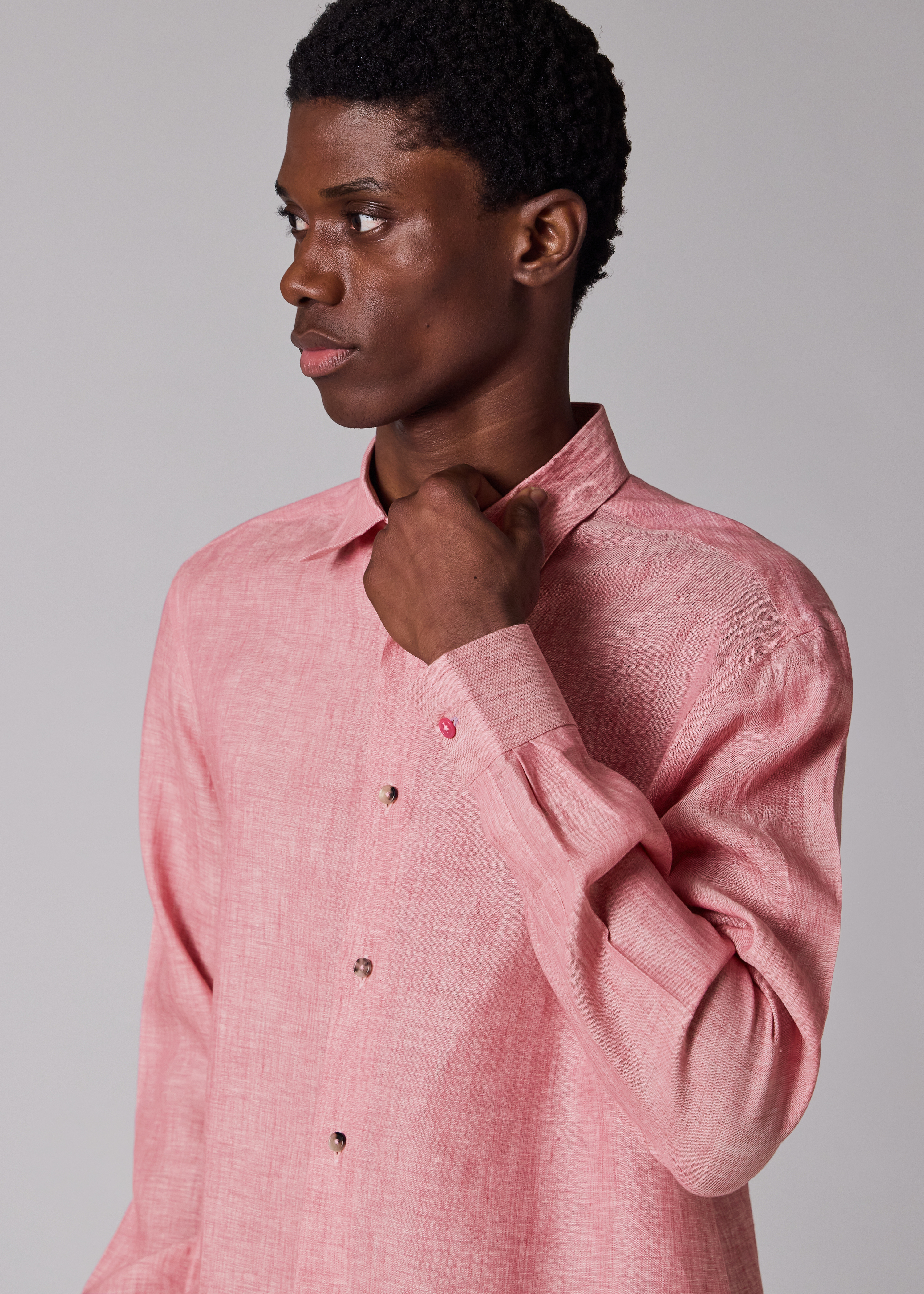 Cos METALLIC LINEN SHIRT DRESS | King's Cross
