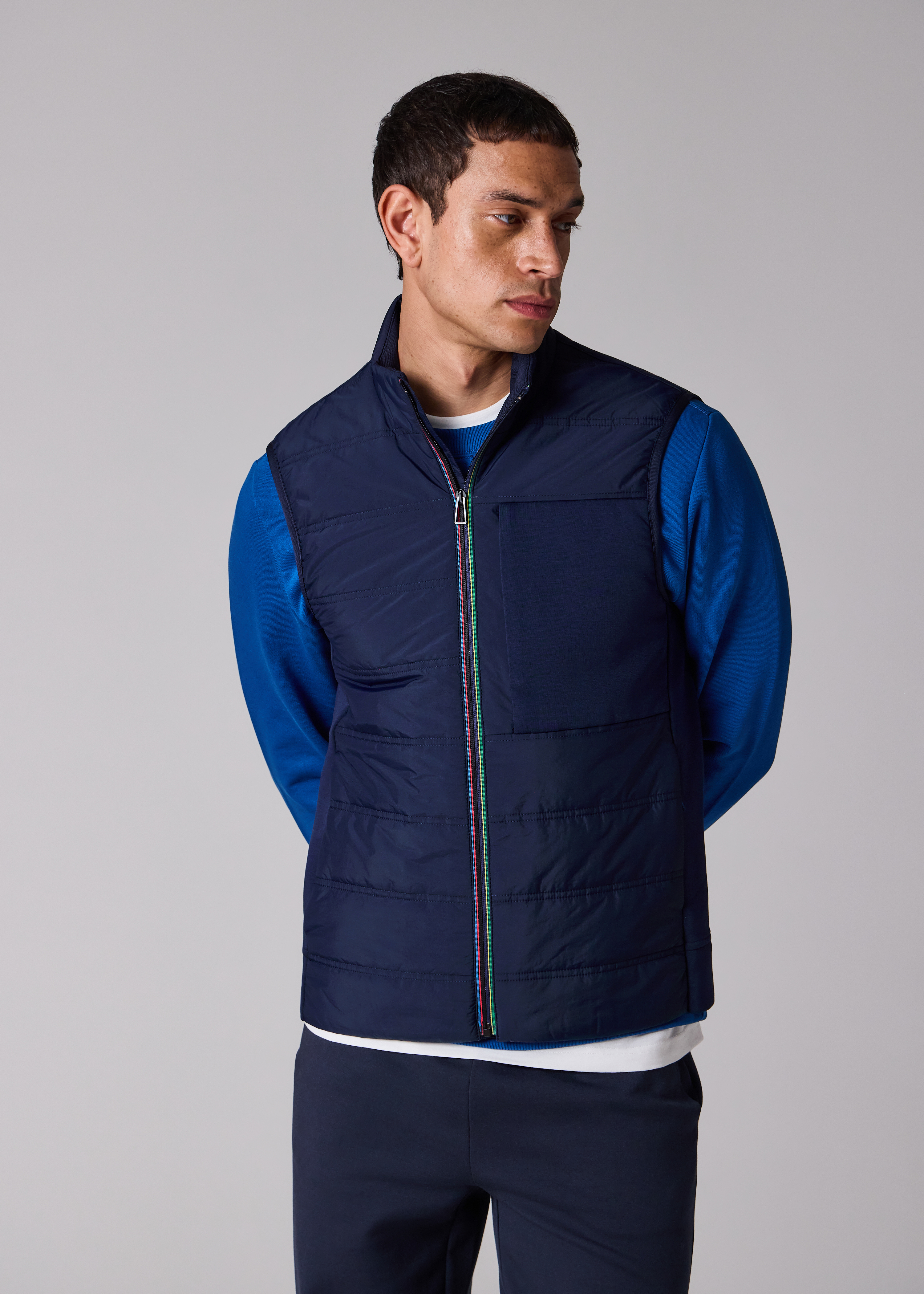 nike quilted gilet
