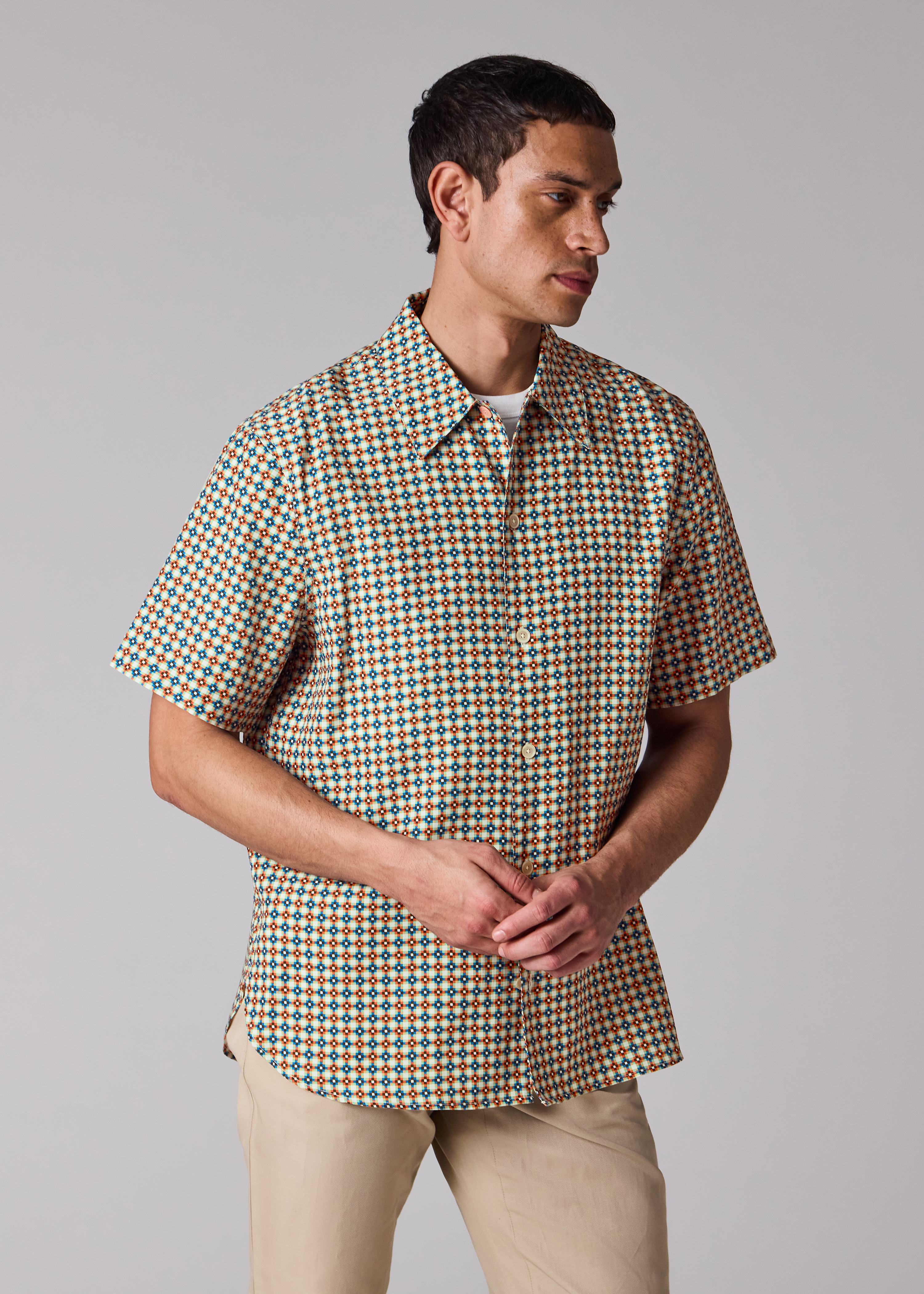 Paul Smith 'Field Flowers' Print Lyocell Shirt | King's Cross