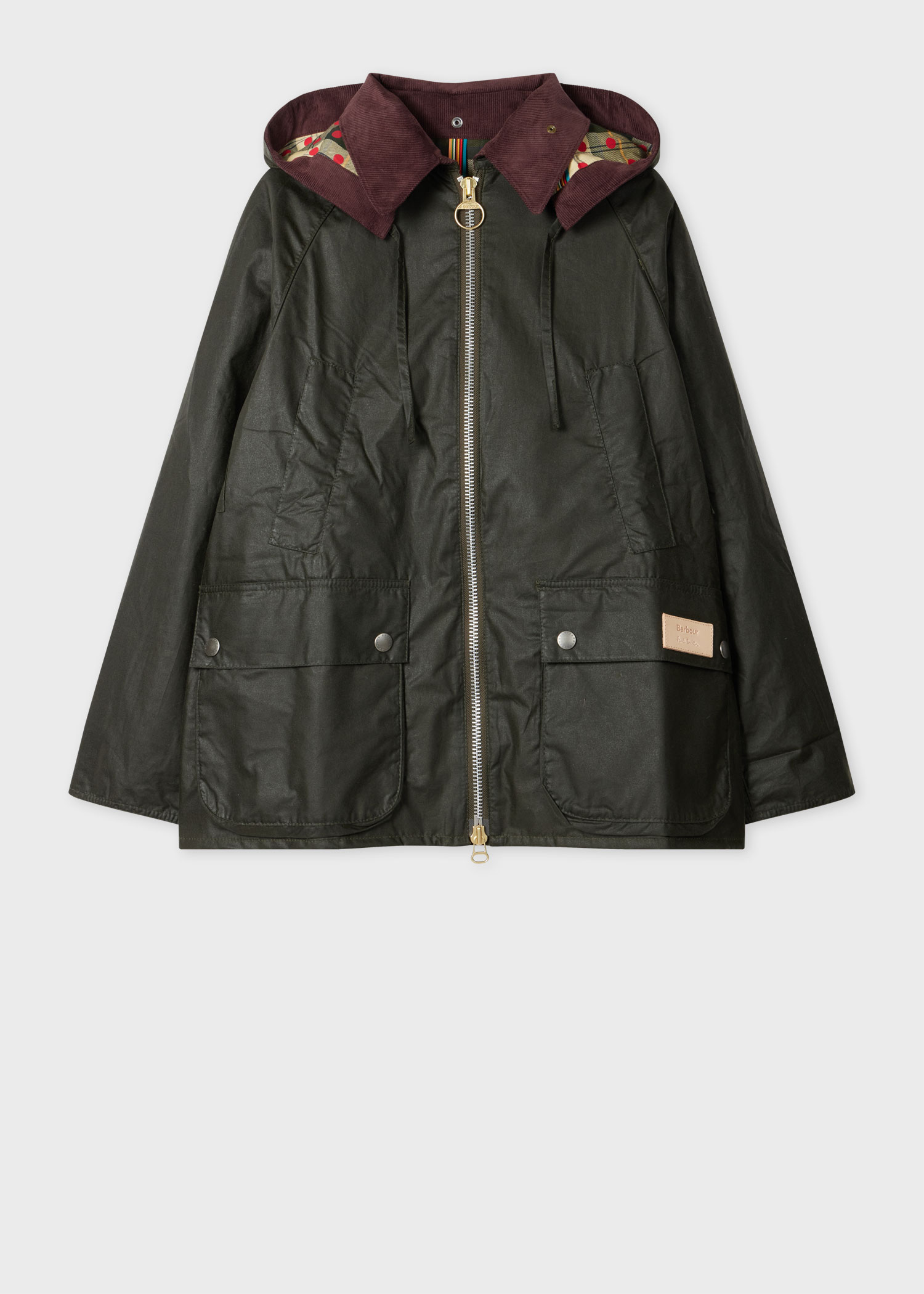 Paul Smith Loves Barbour Bedale フード込み Paul Smith loves Barbour - Women's Bedale Waxed Jacket