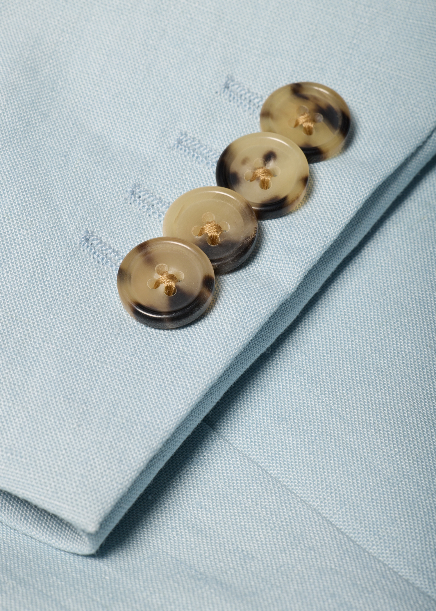 Light Blue Linen Buggy-Lined Blazer thumbnail 12