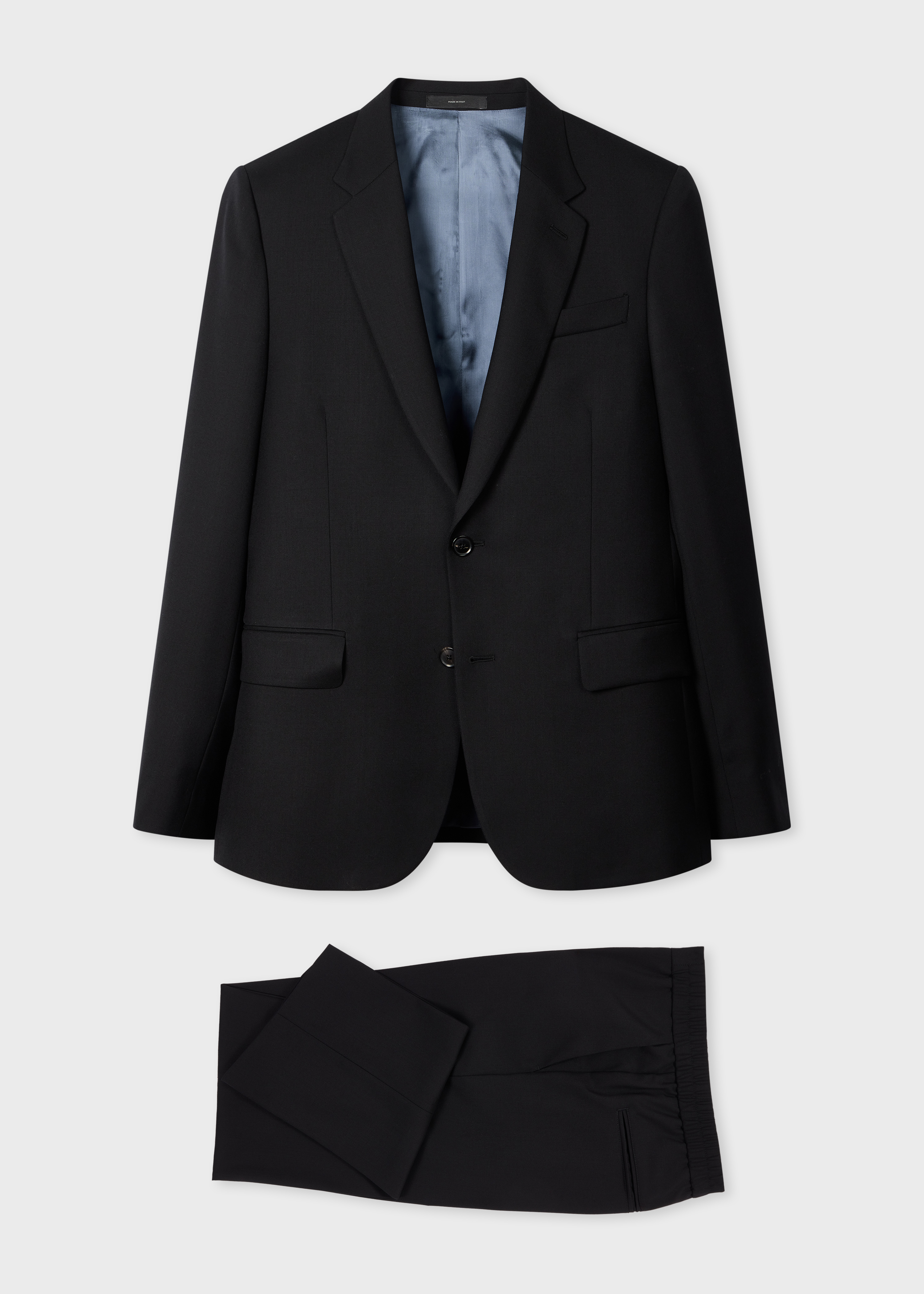 The Soho - Black Wool 'A Suit To Travel In' Two-Piece Suit