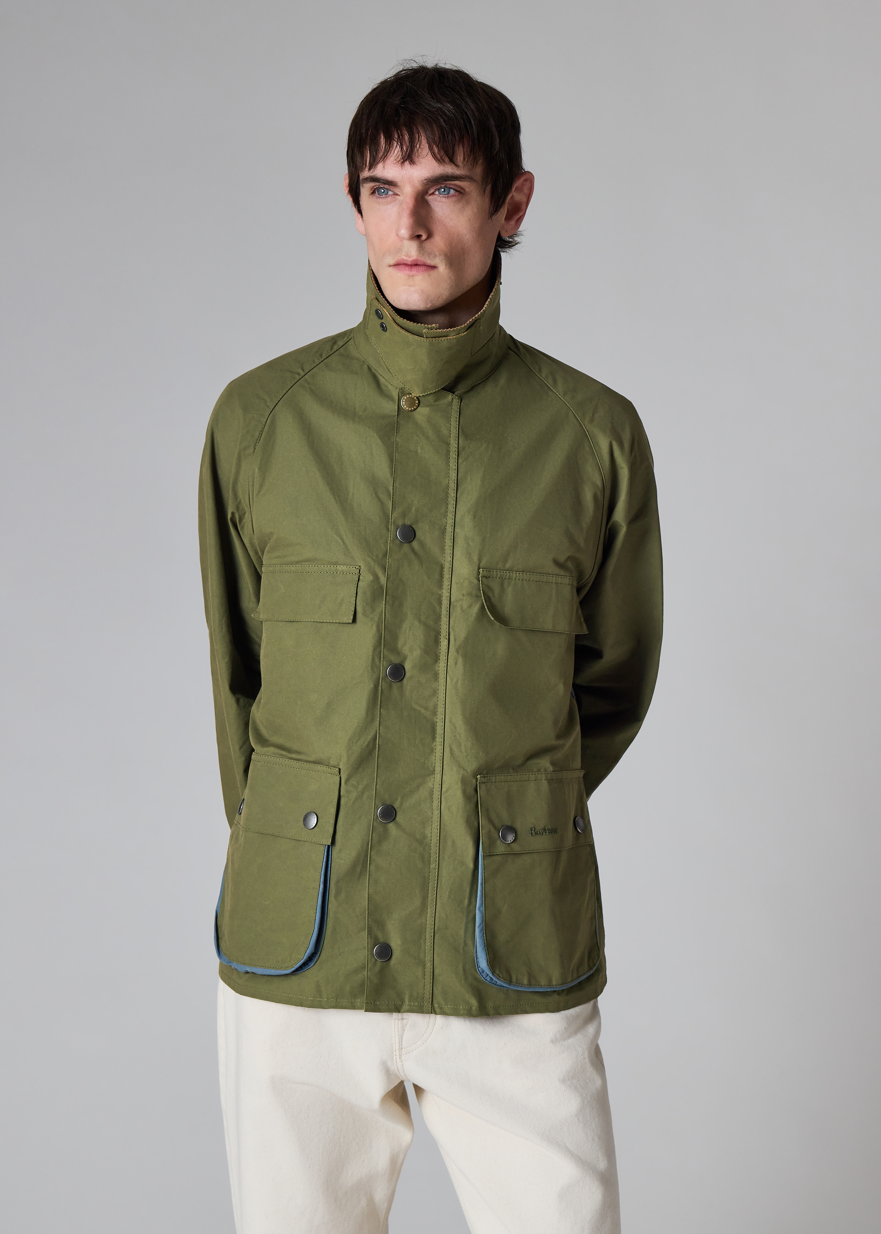 Paul Smith loves Barbour - Grape Transport Wax Jacket | King