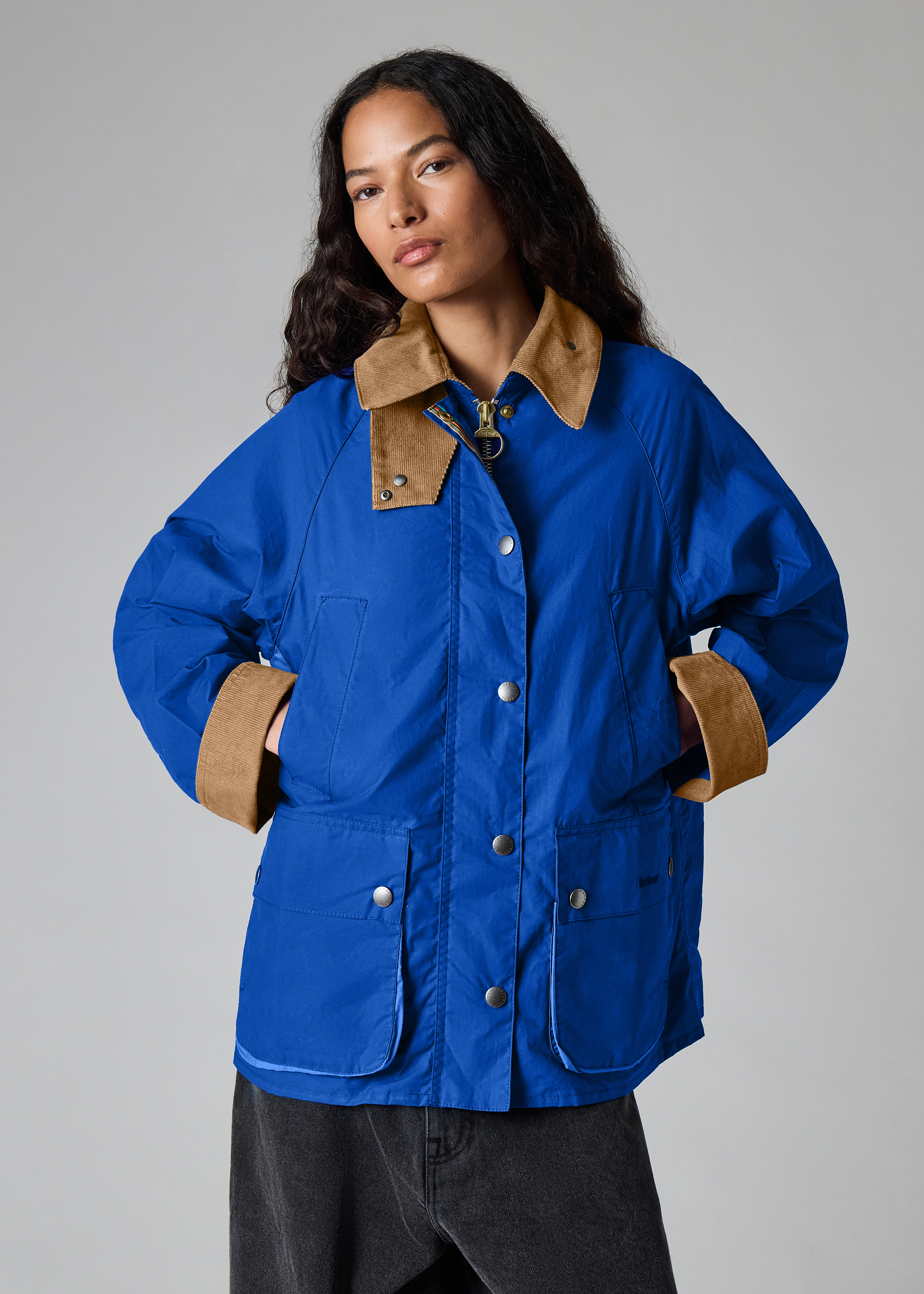Paul Smith loves Barbour - Women's Royal Blue 'Bedale' Jacket