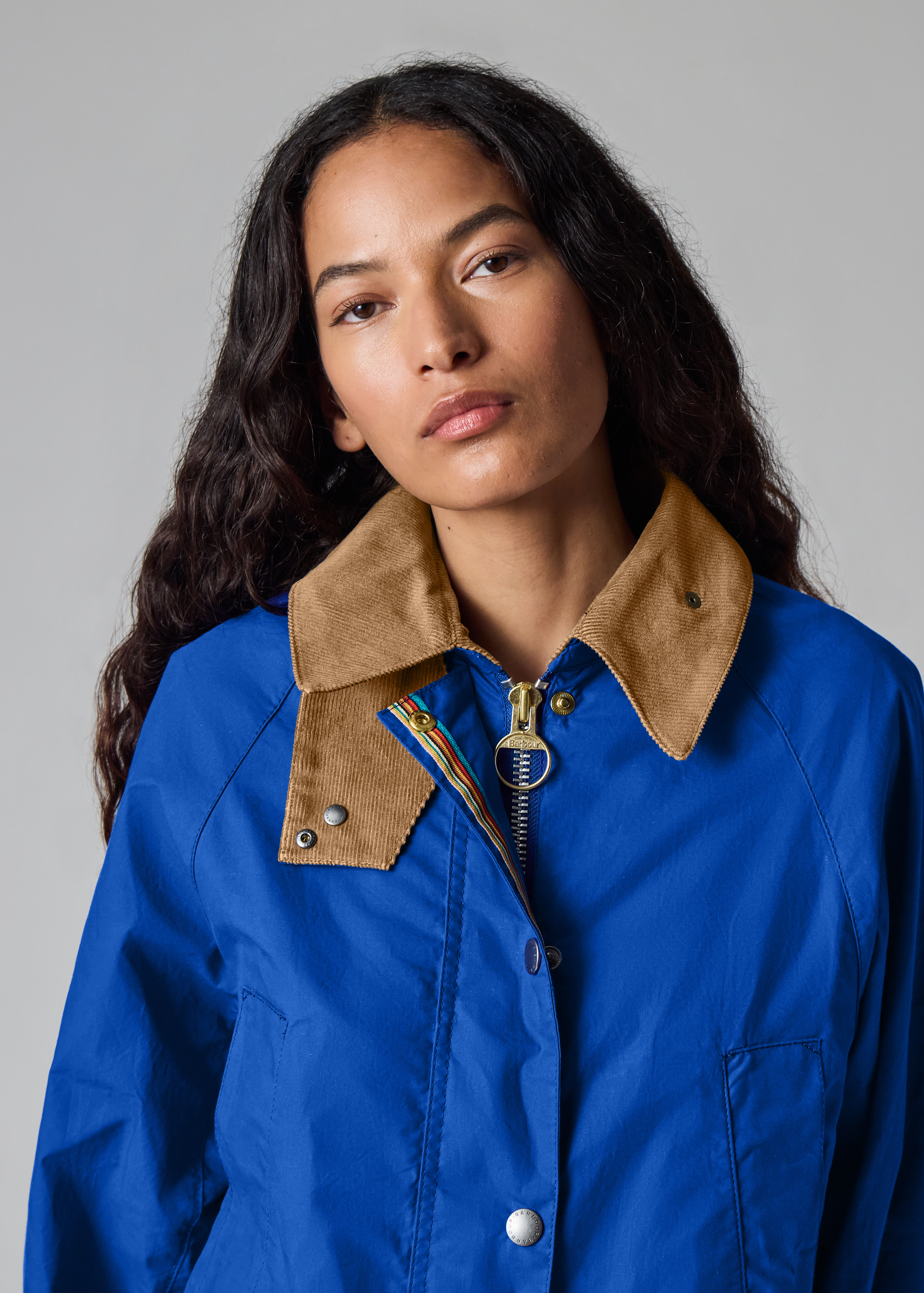 Paul Smith loves Barbour - Women's Royal Blue 'Bedale' Jacket