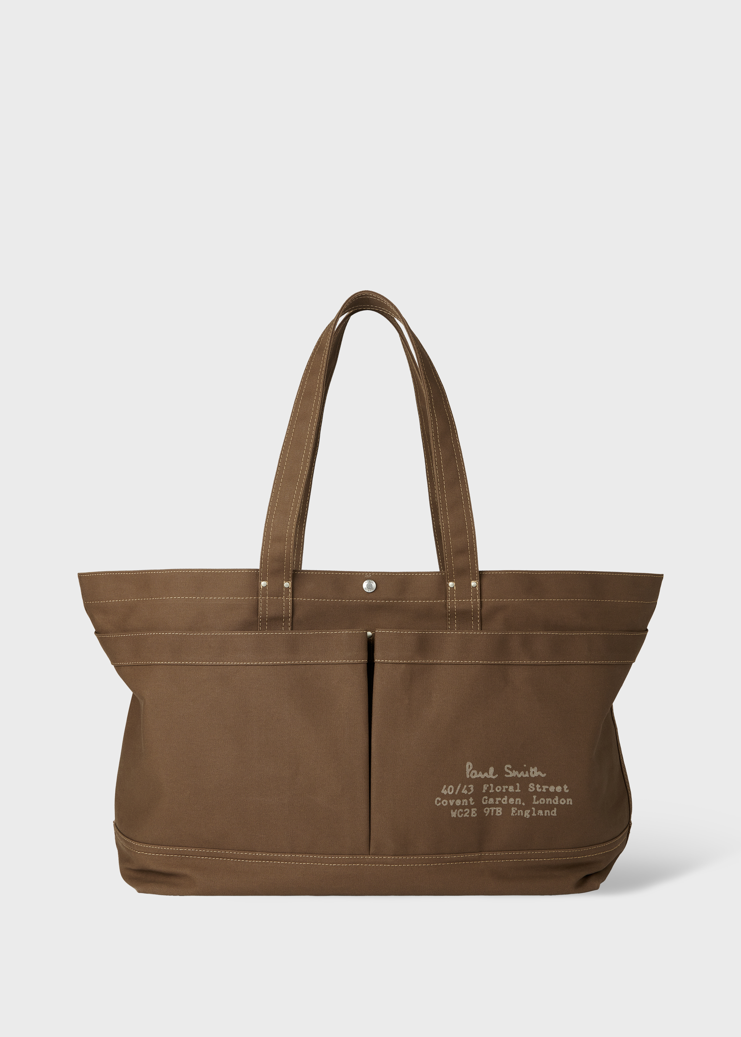 Khaki TekWax® Cotton Large Tote Bag