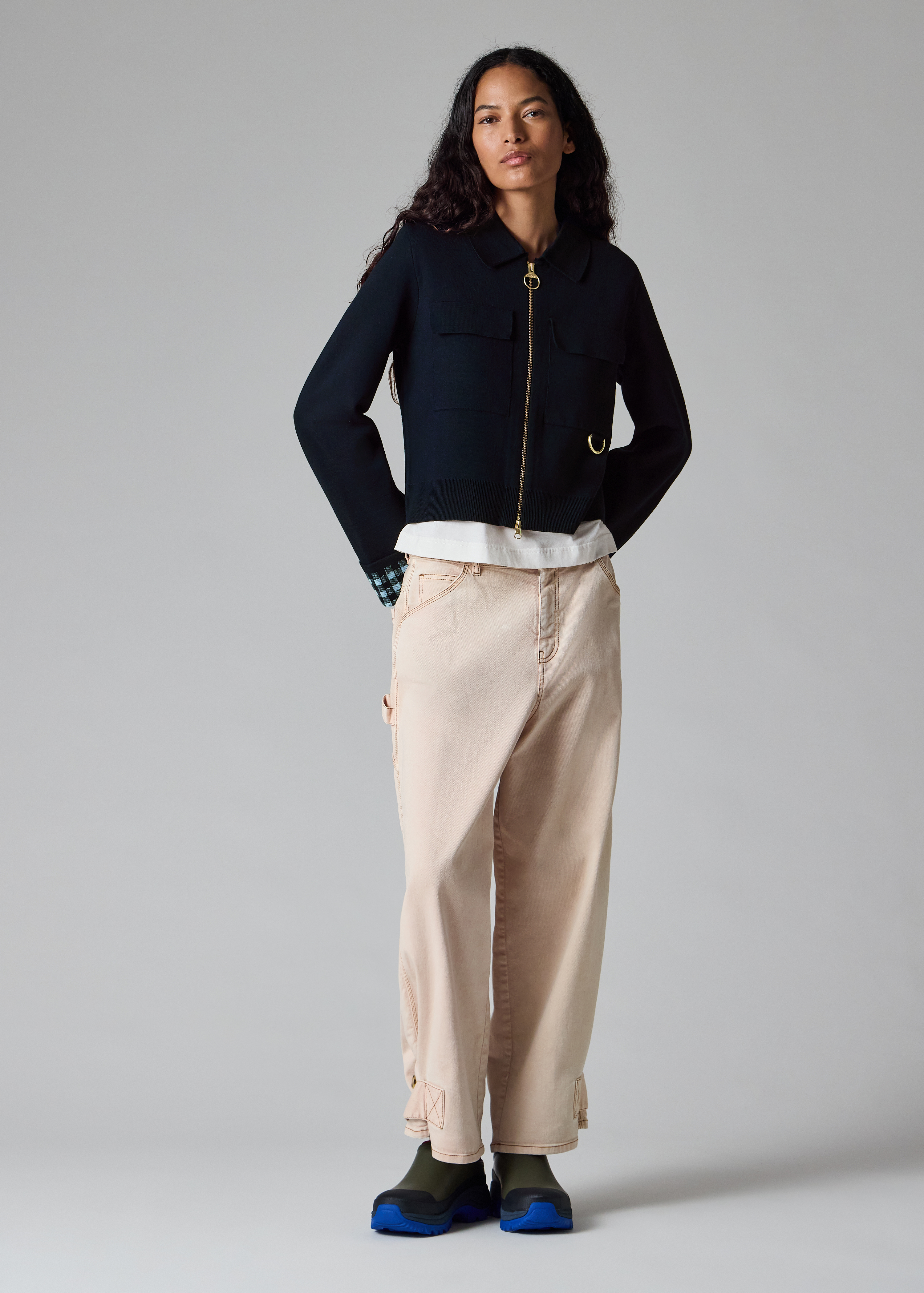 Paul Smith loves Barbour - Women's 'Whitby' Knitted Zip Cardigan