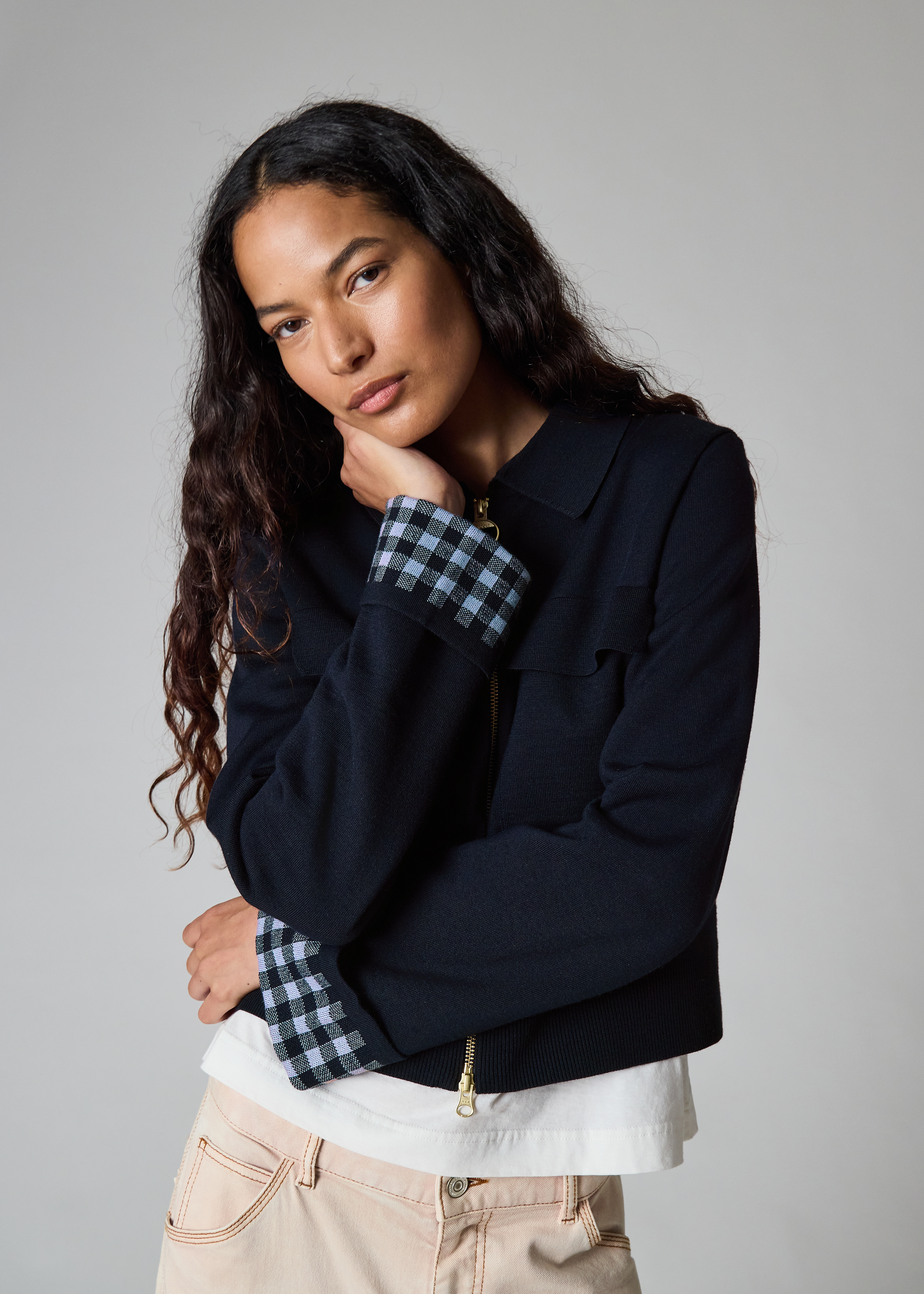 Paul Smith loves Barbour - Women's 'Whitby' Knitted Zip Cardigan