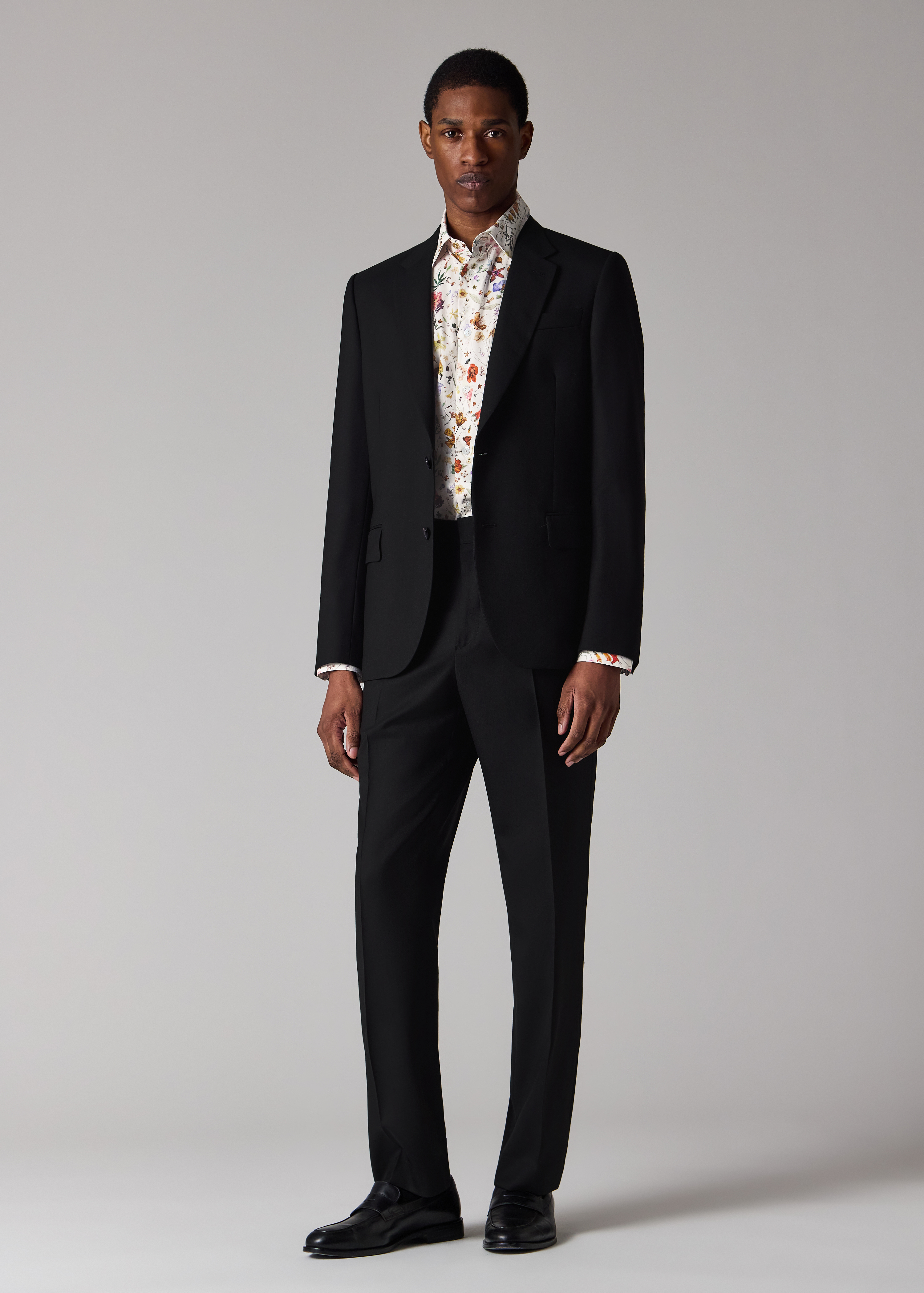 The Soho - Black Wool 'A Suit To Travel In' Two-Piece Suit thumbnail 2
