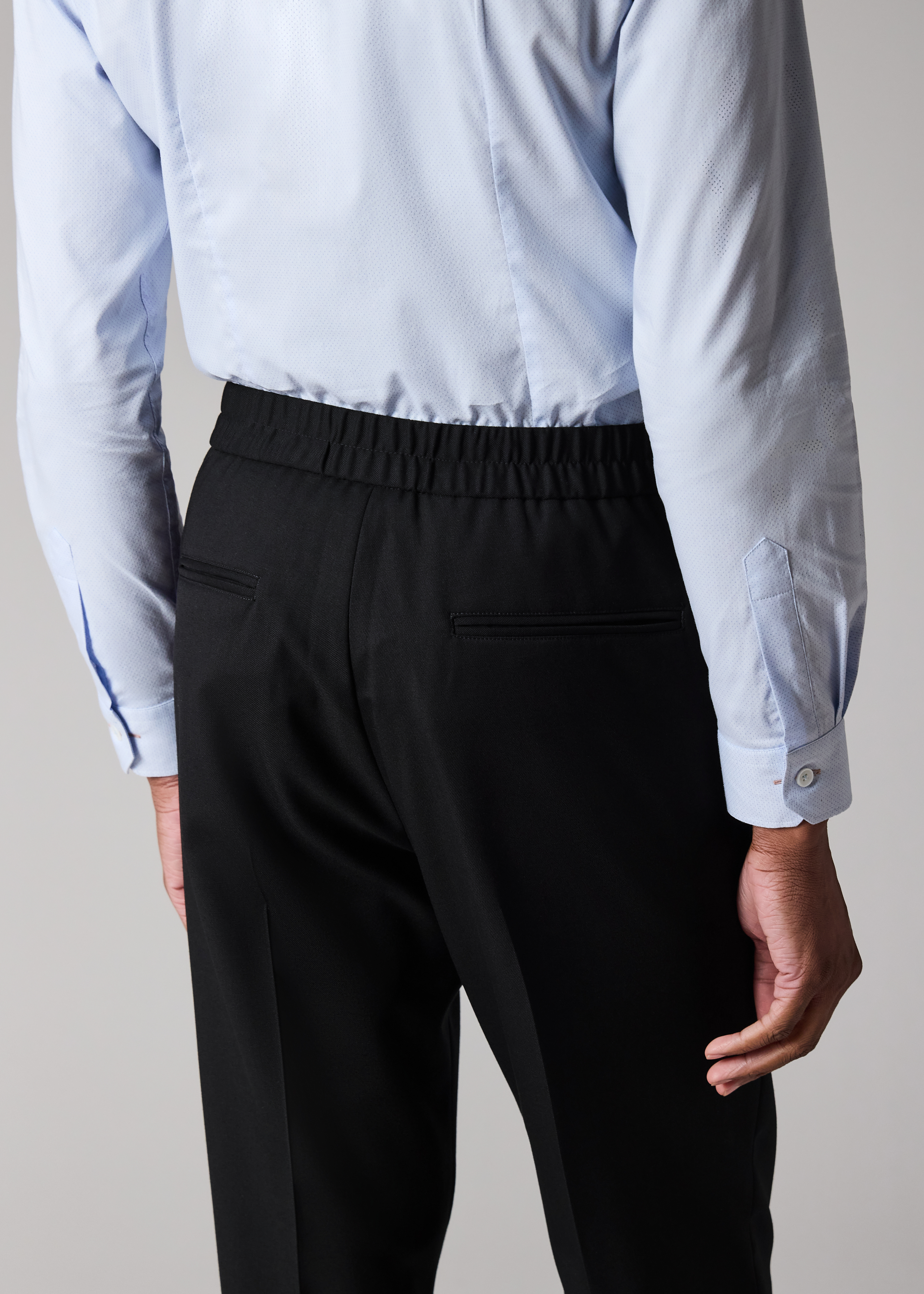 The Soho - Black Wool 'A Suit To Travel In' Two-Piece Suit thumbnail 7