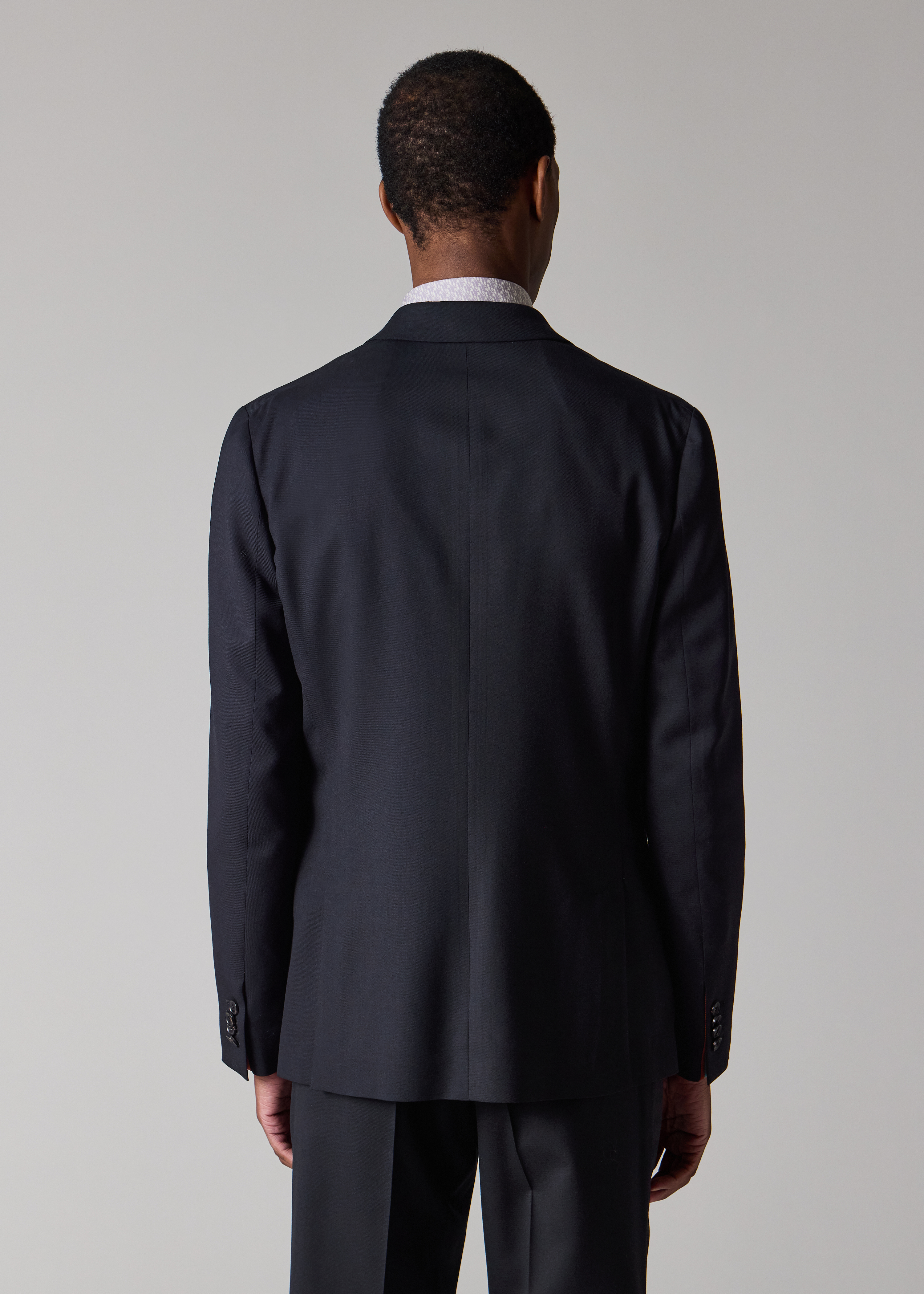 A Suit To Travel In - Navy Wool Patch-Pocket Blazer thumbnail 6