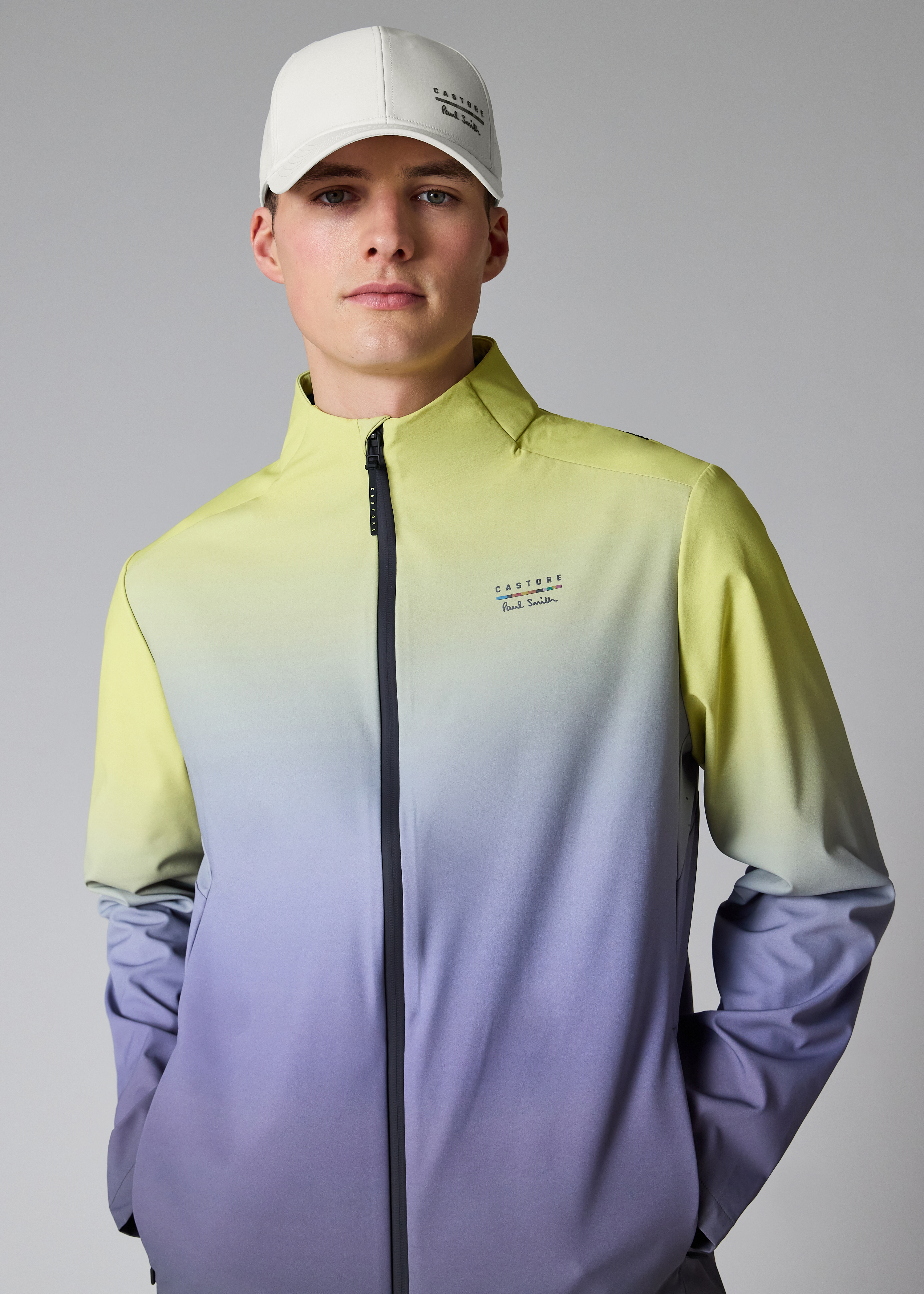 Paul Smith + Castore - Sunny Lime Performance Lightweight Jacket primary image