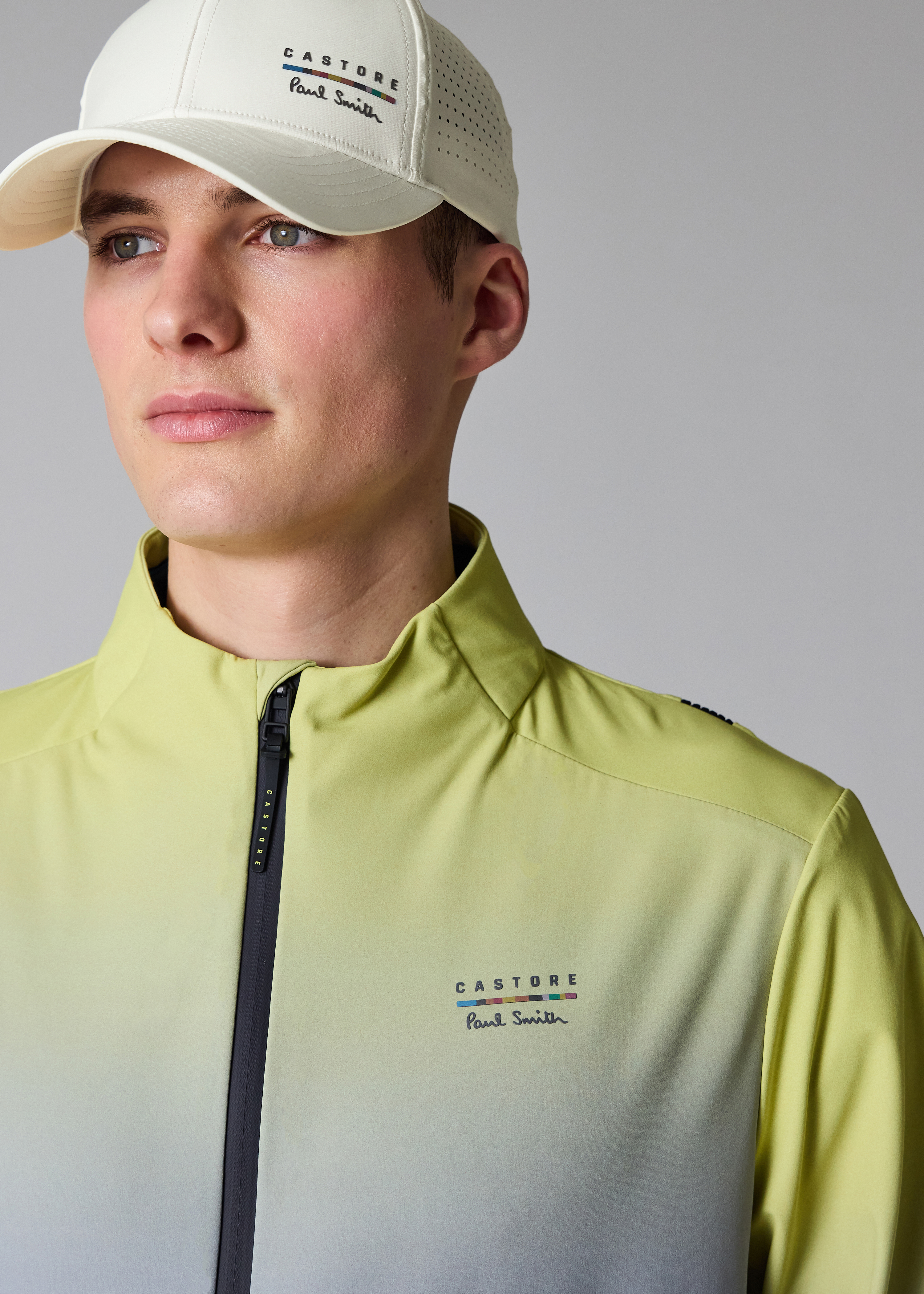 Paul Smith + Castore - Sunny Lime Performance Lightweight Jacket thumbnail 3