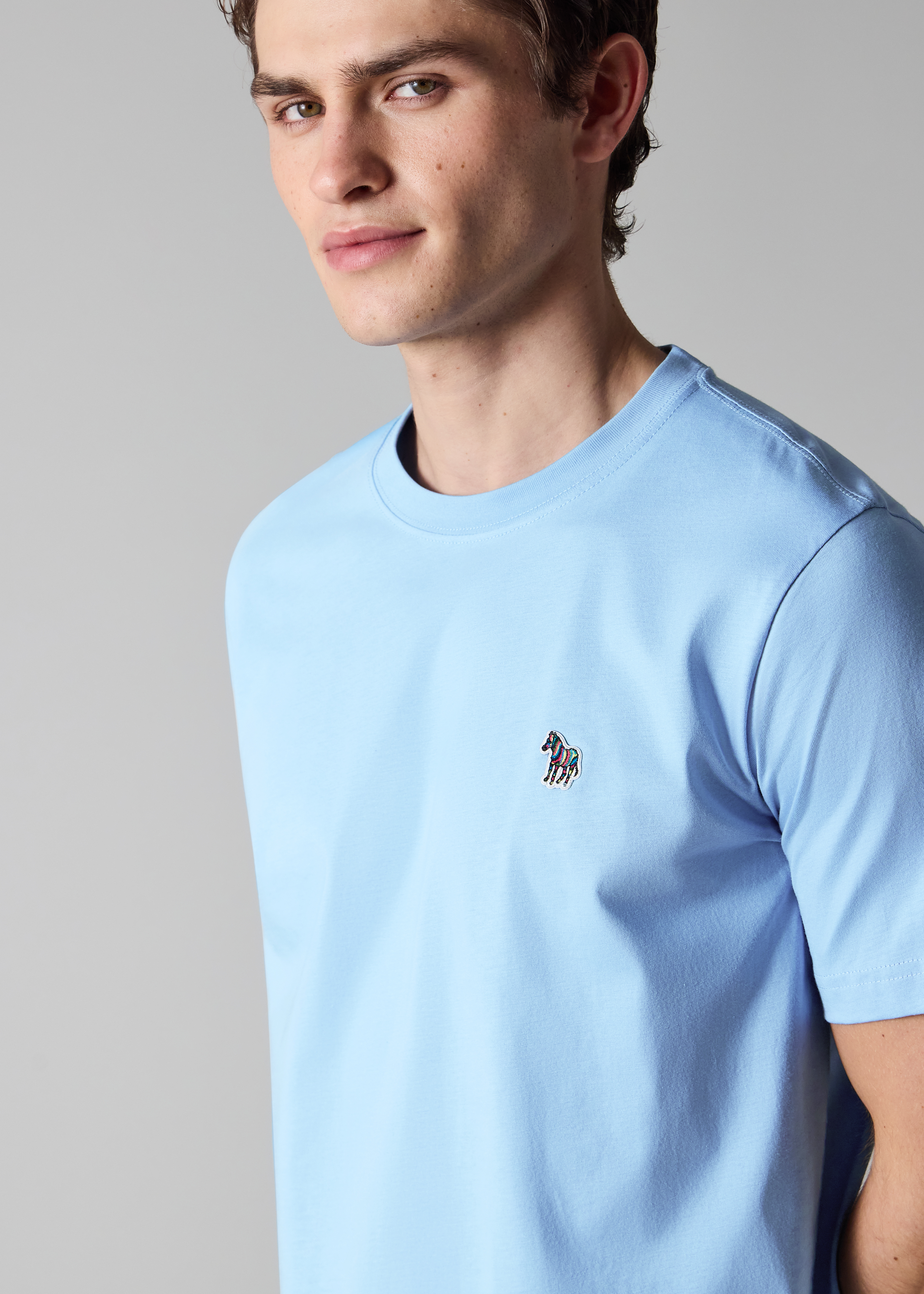 Paul Smith Reg Fit Zebra T Shirt in Navy