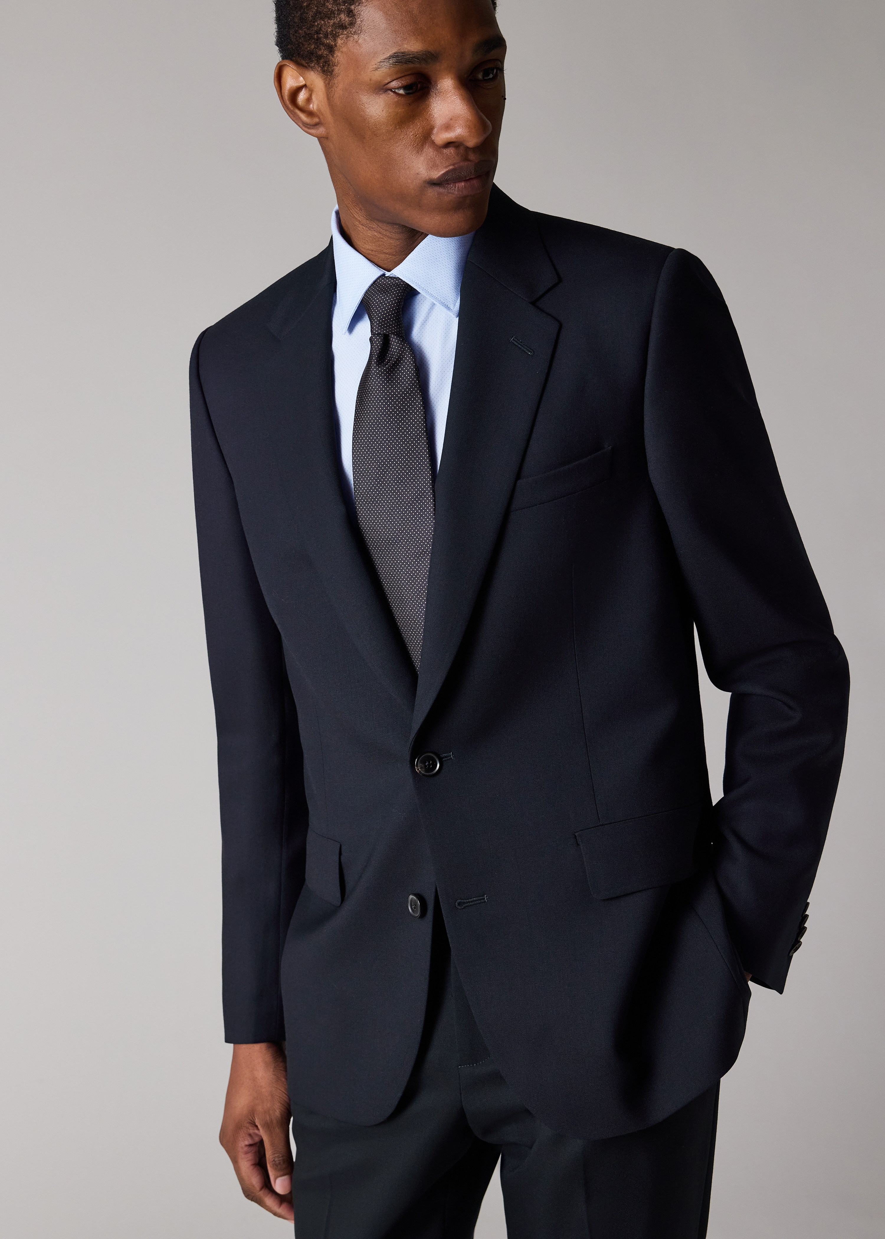 Paul Smith The Mayfair - Navy Wool 'A Suit To Travel In' | King's