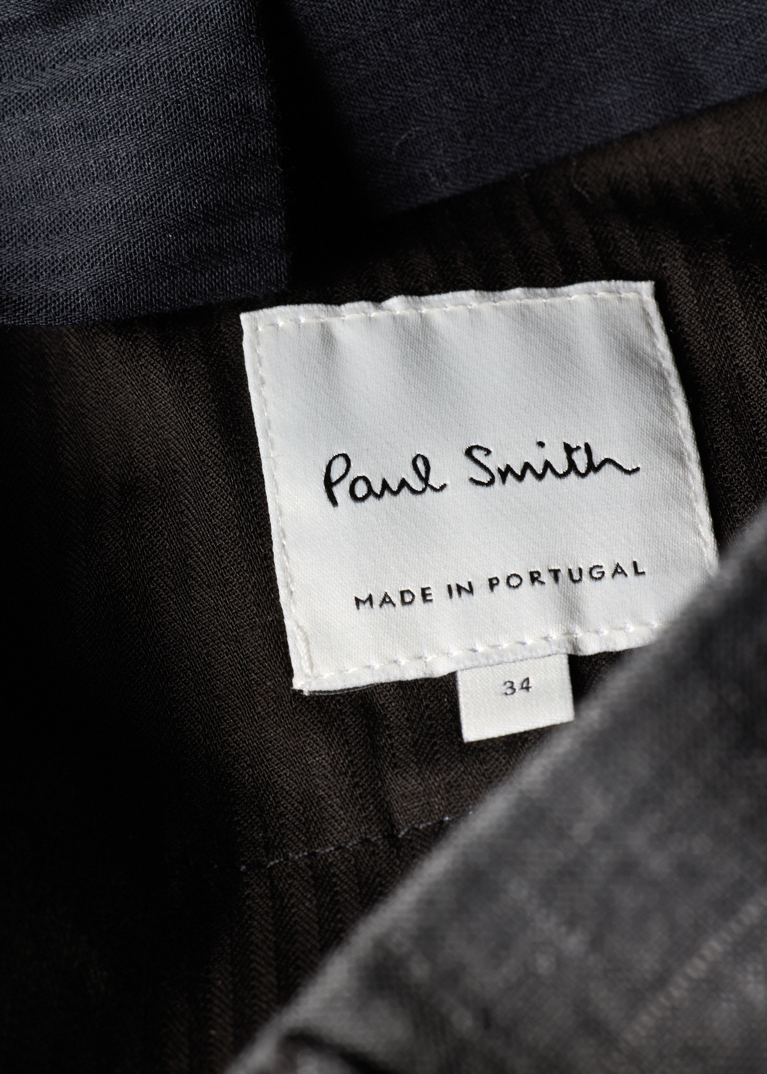 Relaxed-Fit Grey Wool-Linen Pinstripe Trousers thumbnail 4