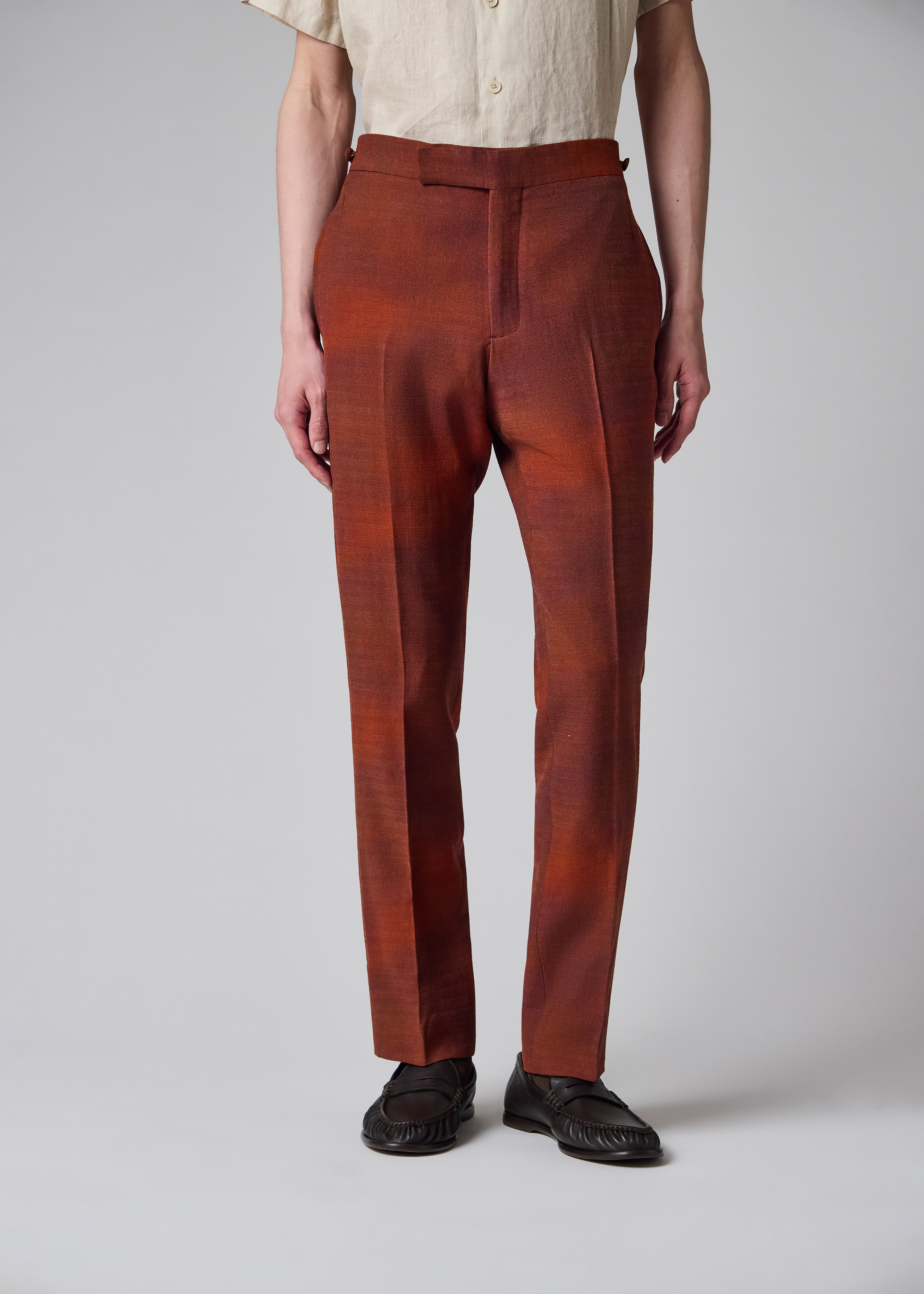 Paul Smith + Gabriela Hearst - Sebastian Brown Wool Trousers thumbnail 2