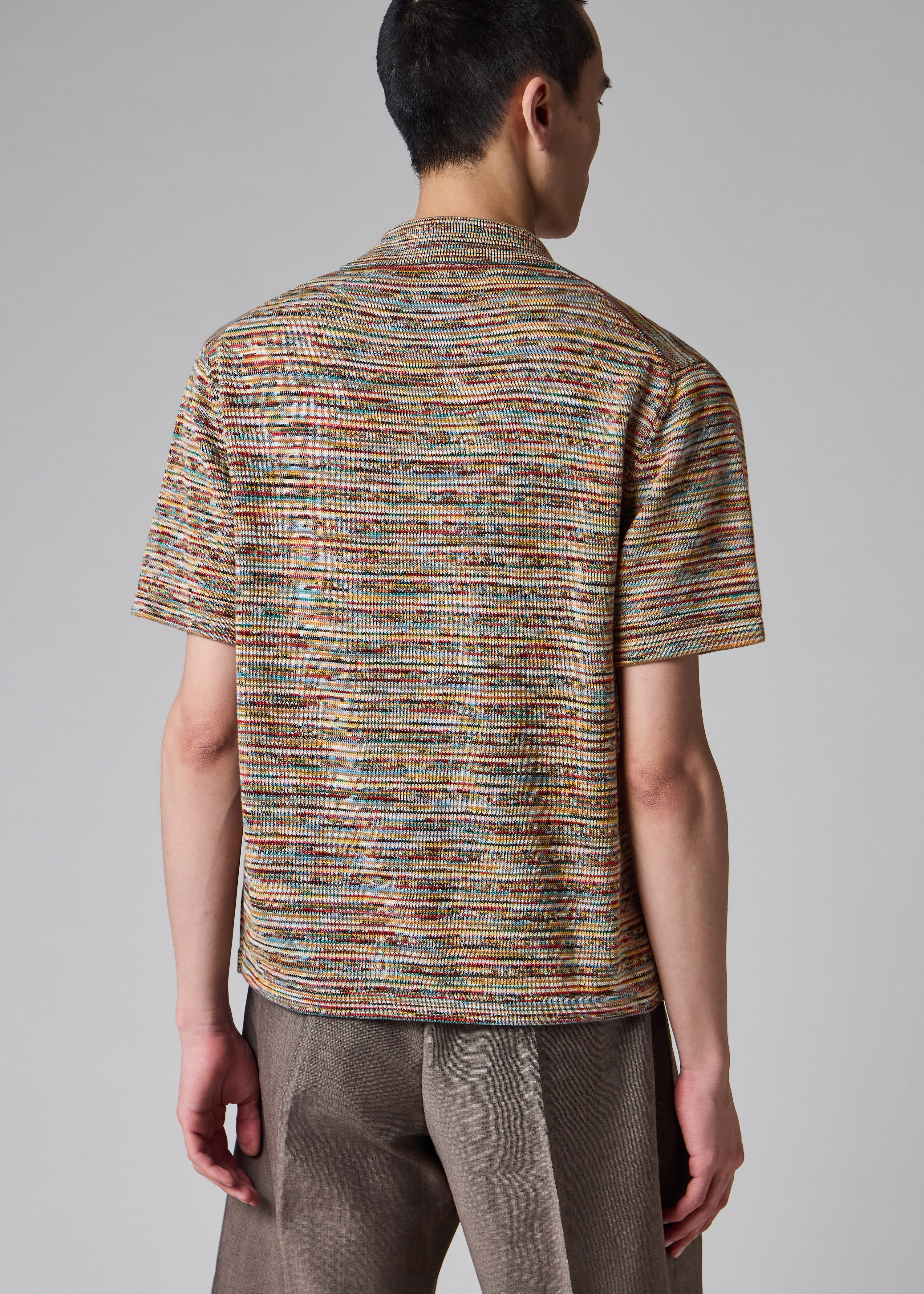Men's 'Signature Stripe' Knitted Cotton Shirt