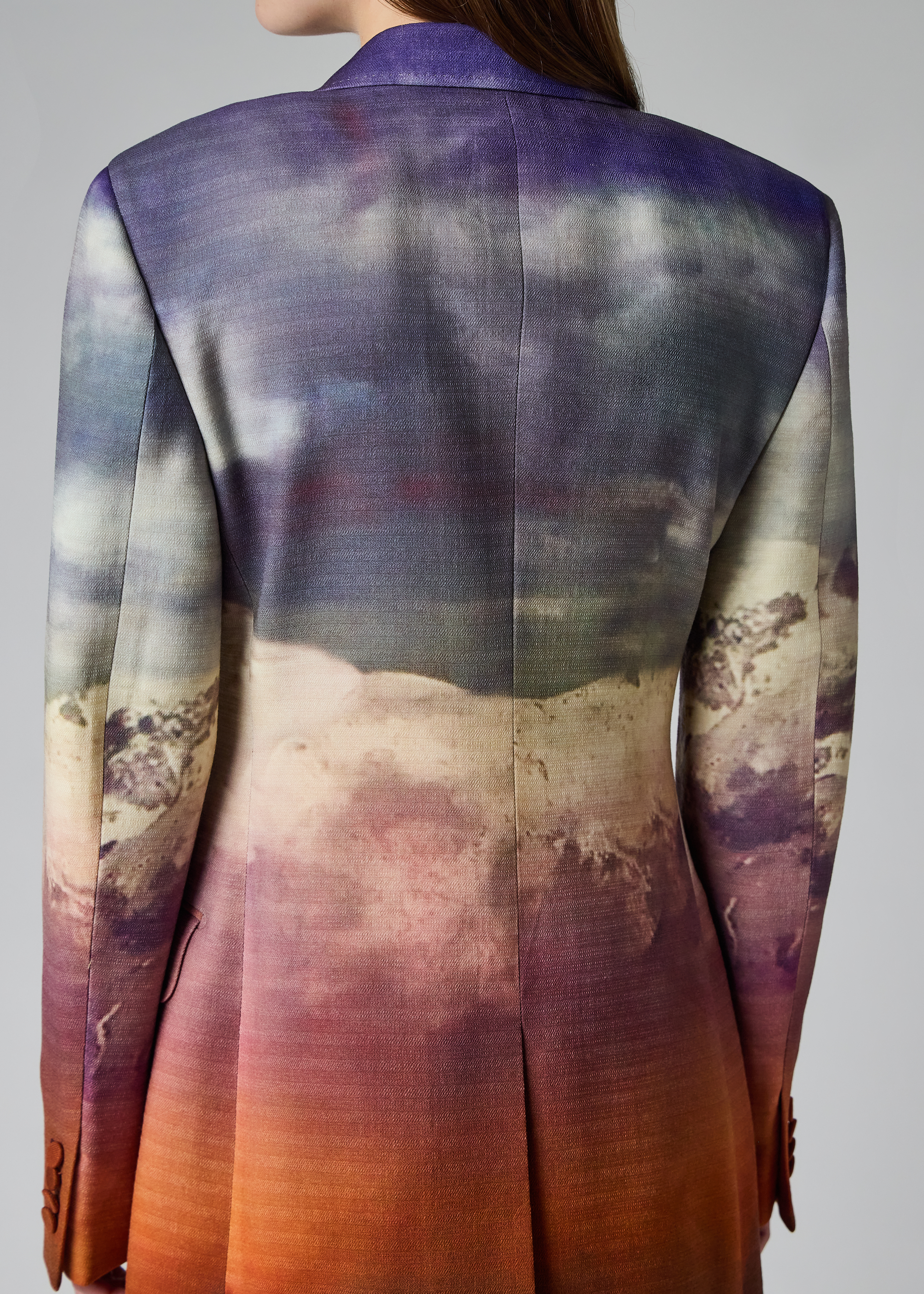 Paul Smith + Gabriela Hearst - Orren Blue Mountain Print Blazer thumbnail 3