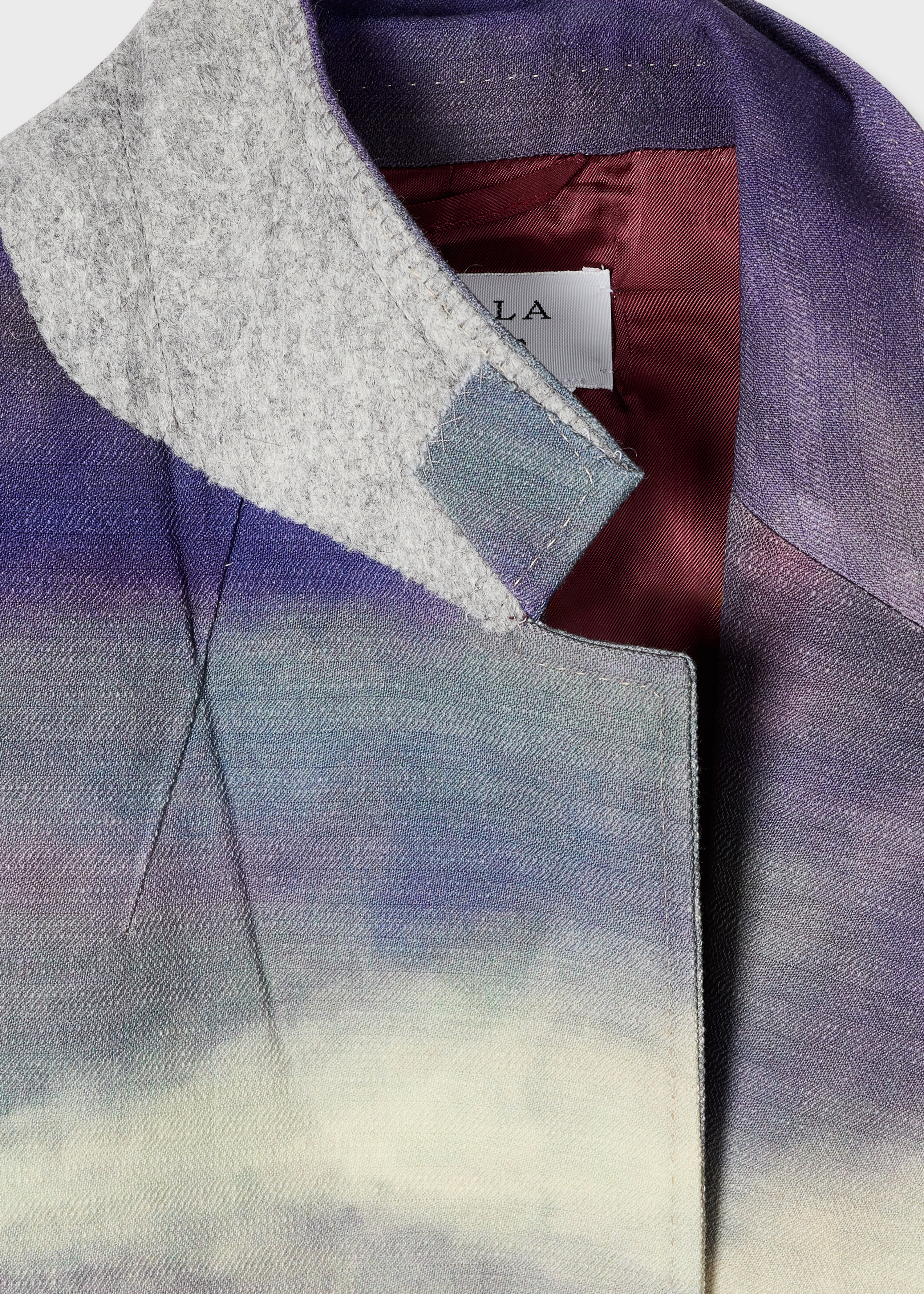 Paul Smith + Gabriela Hearst - Orren Blue Mountain Print Blazer thumbnail 2