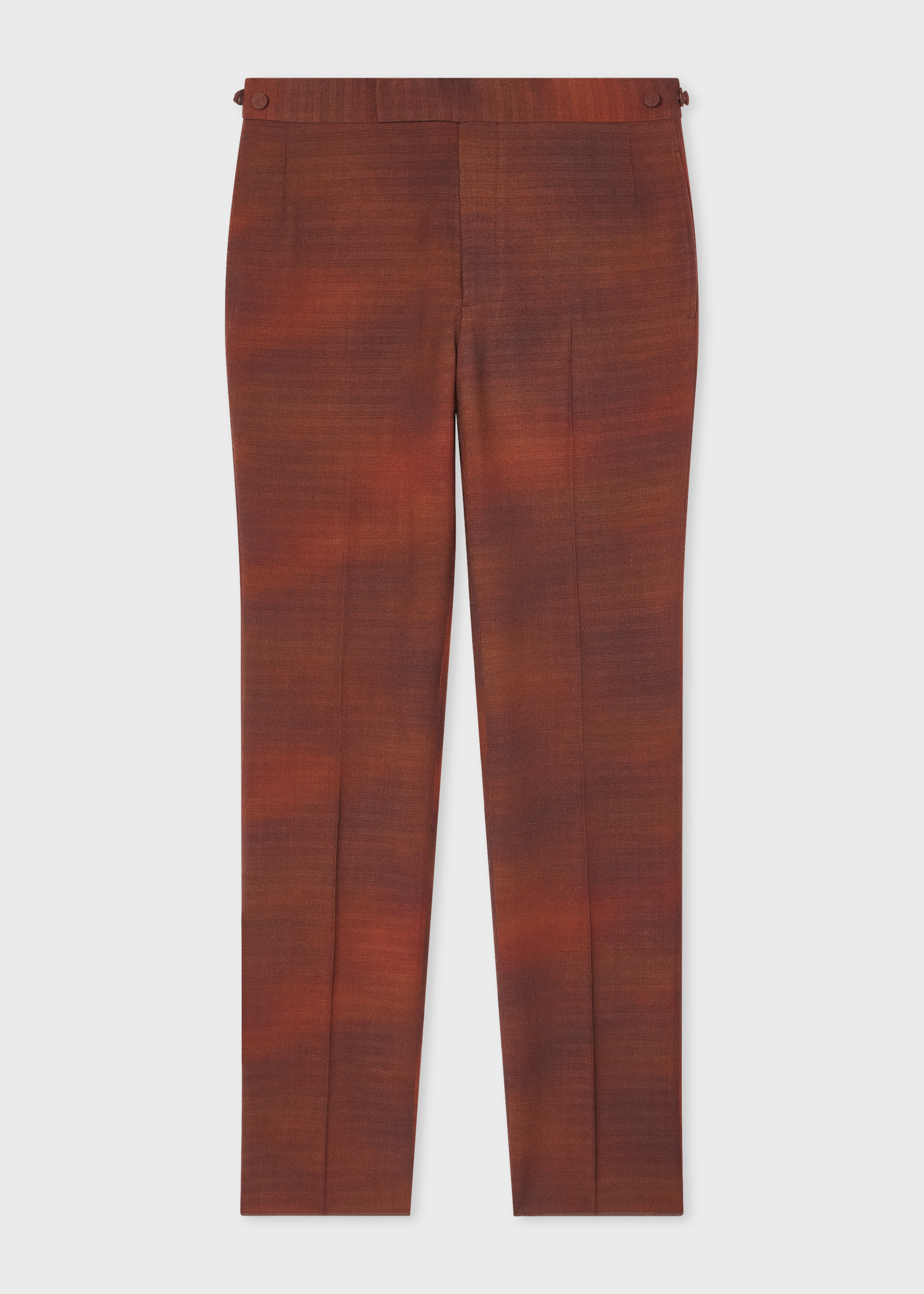 Paul Smith + Gabriela Hearst - Sebastian Brown Wool Trousers primary image