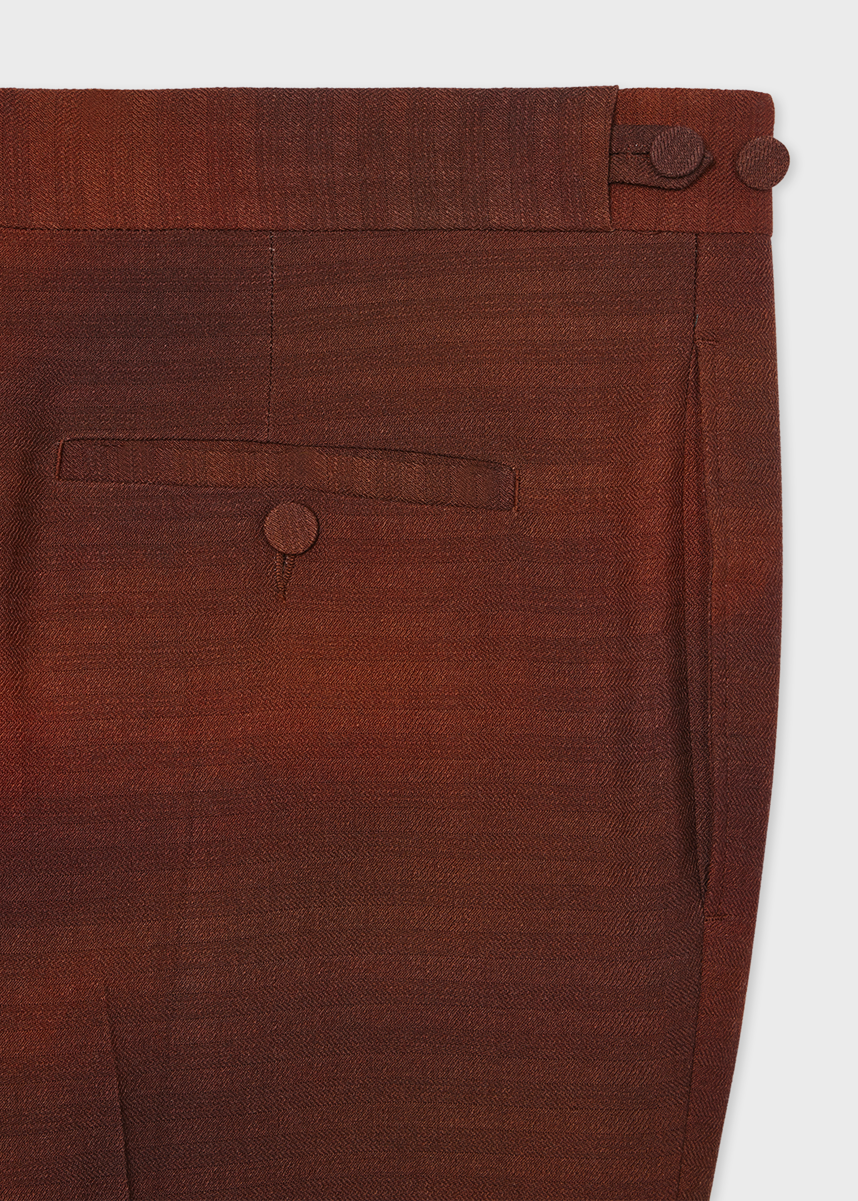 Paul Smith + Gabriela Hearst - Sebastian Brown Wool Trousers thumbnail 7