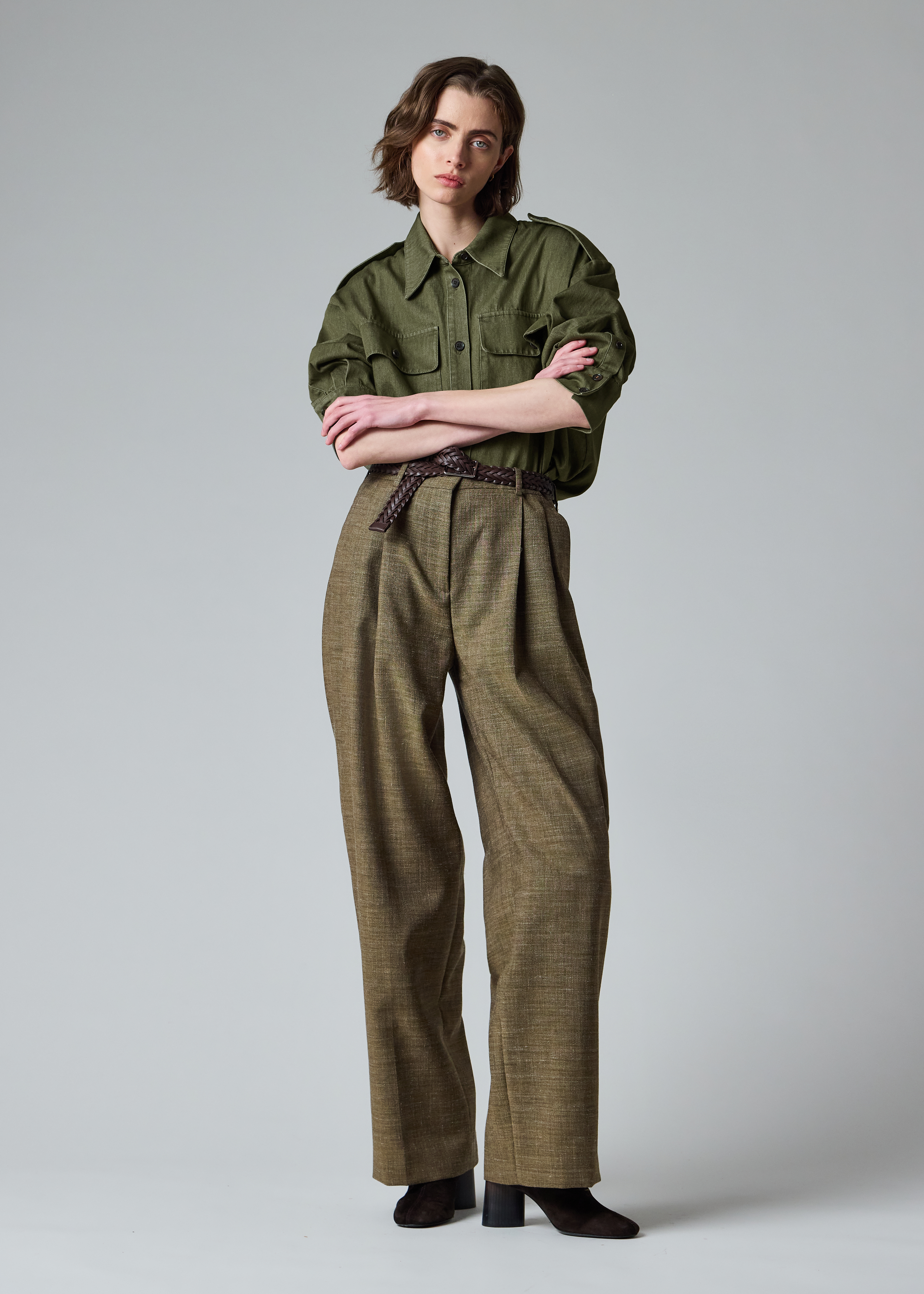 希少】90s Paul smith wide slacks リネン ウール混 希少】90s Paul