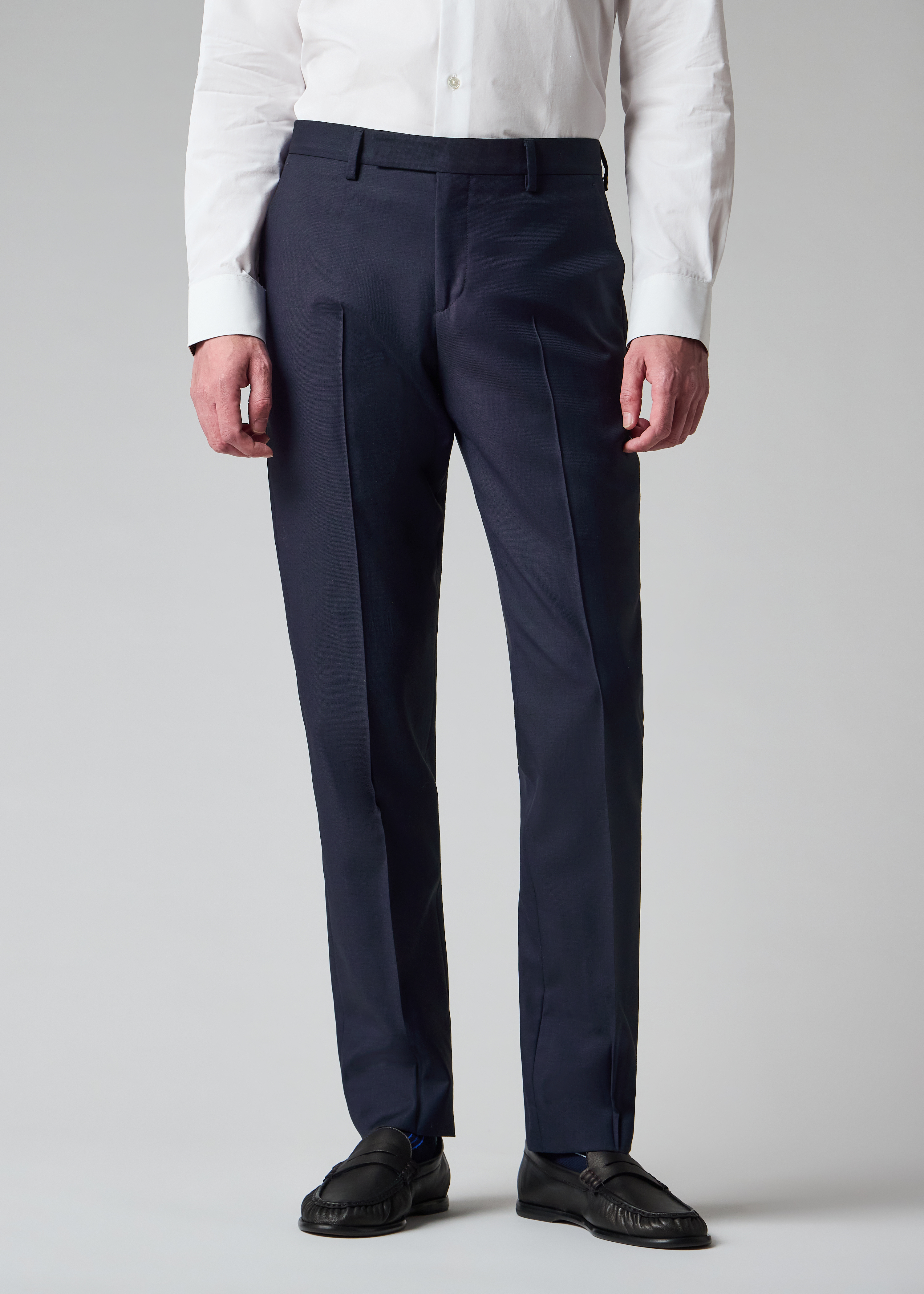 The Soho - Navy Sharkskin Suit thumbnail 5