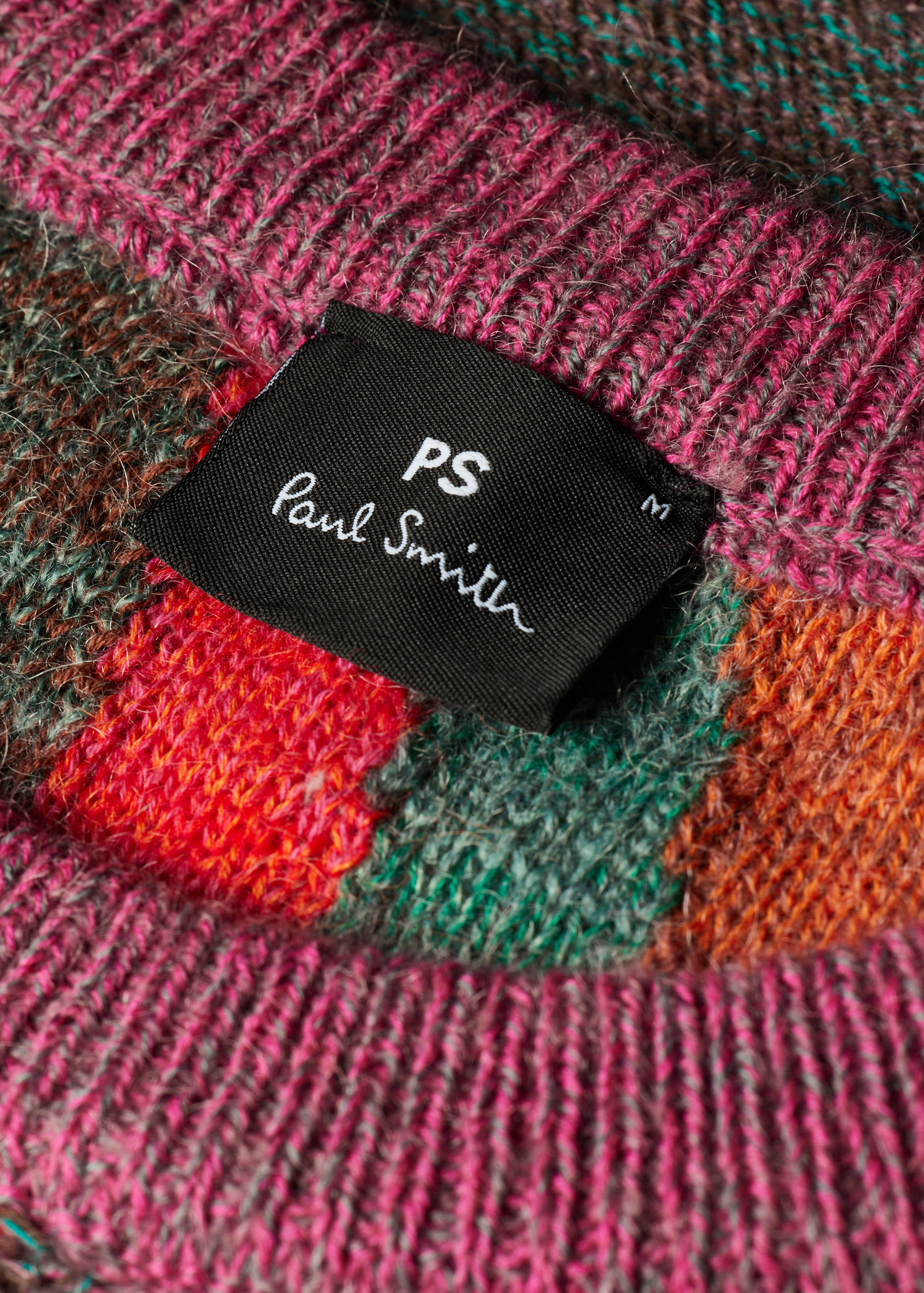 Men's 'Glitch Floral' Cotton-Mohair Sweater