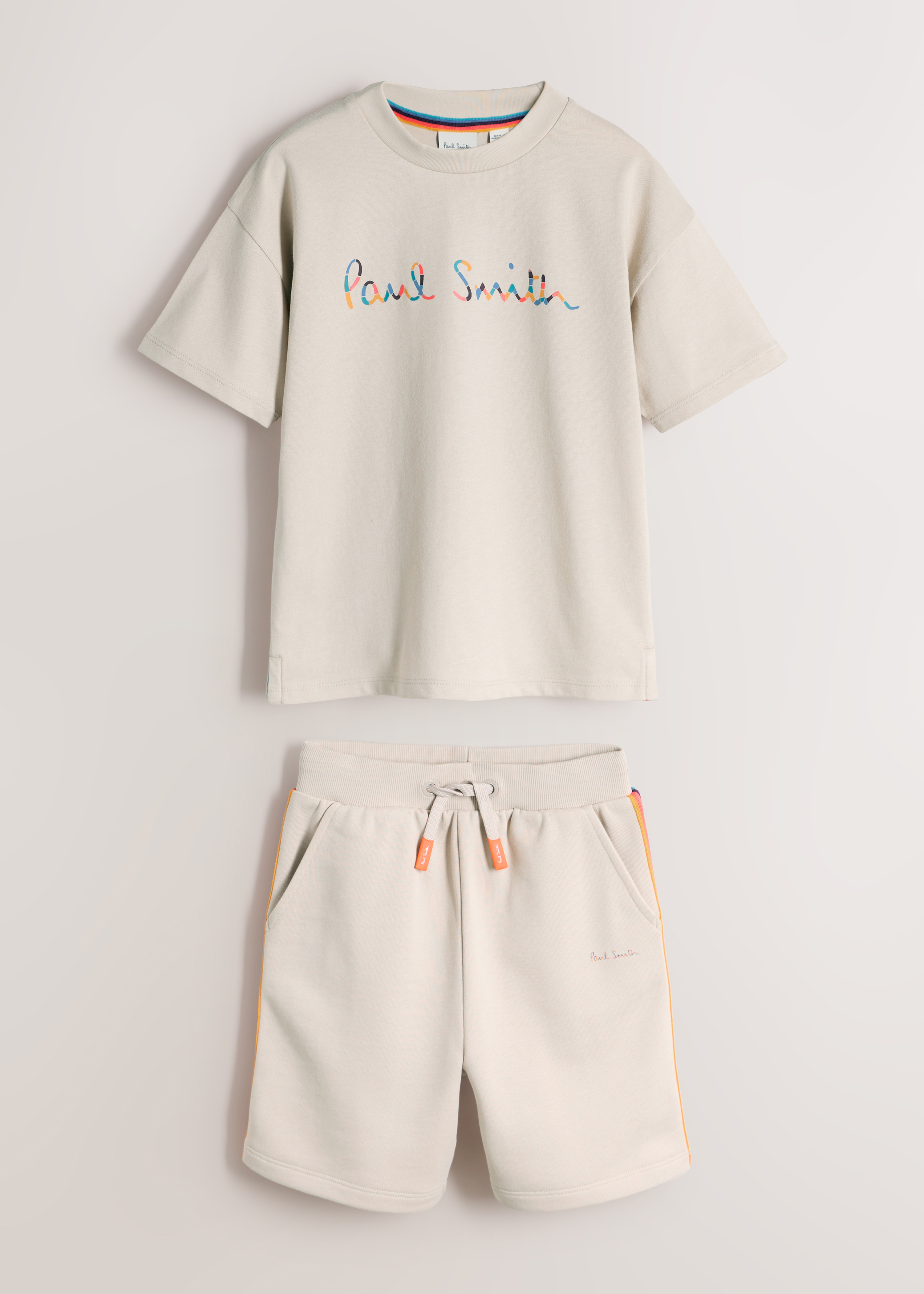 3-12 Years Stone T-Shirt and Shorts Set