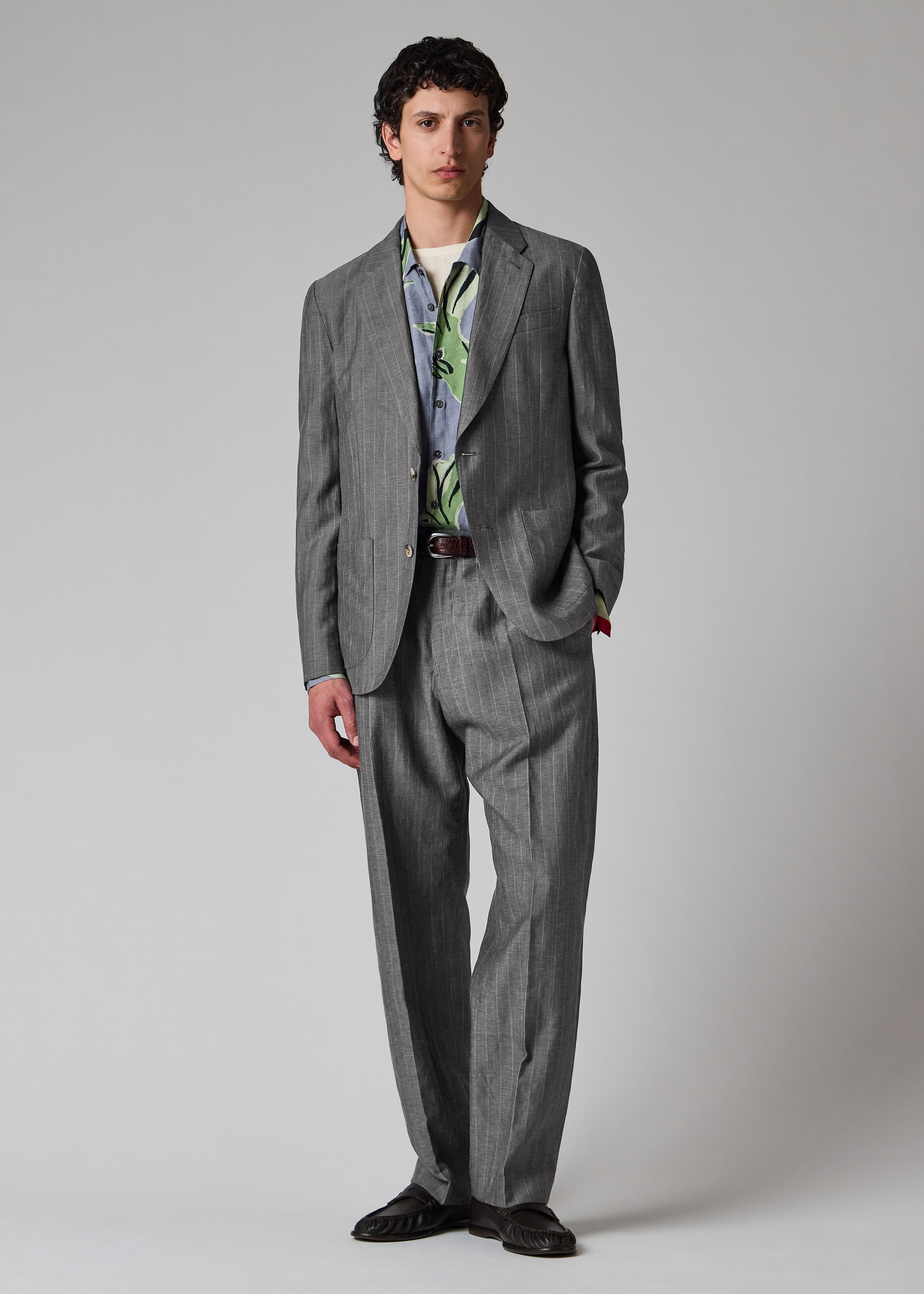 Paul Smith Grey Wool Jacquard Suit | King's Cross