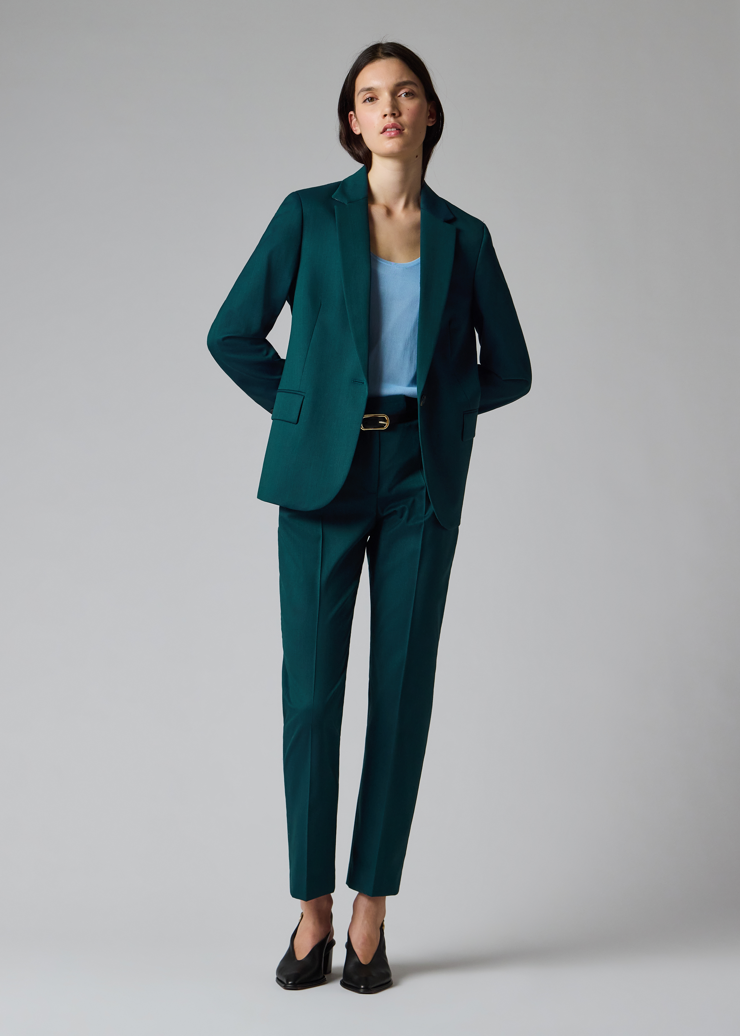 Paul Smith The Brierley - Grey Linen And Wool-Blend Suit | King's