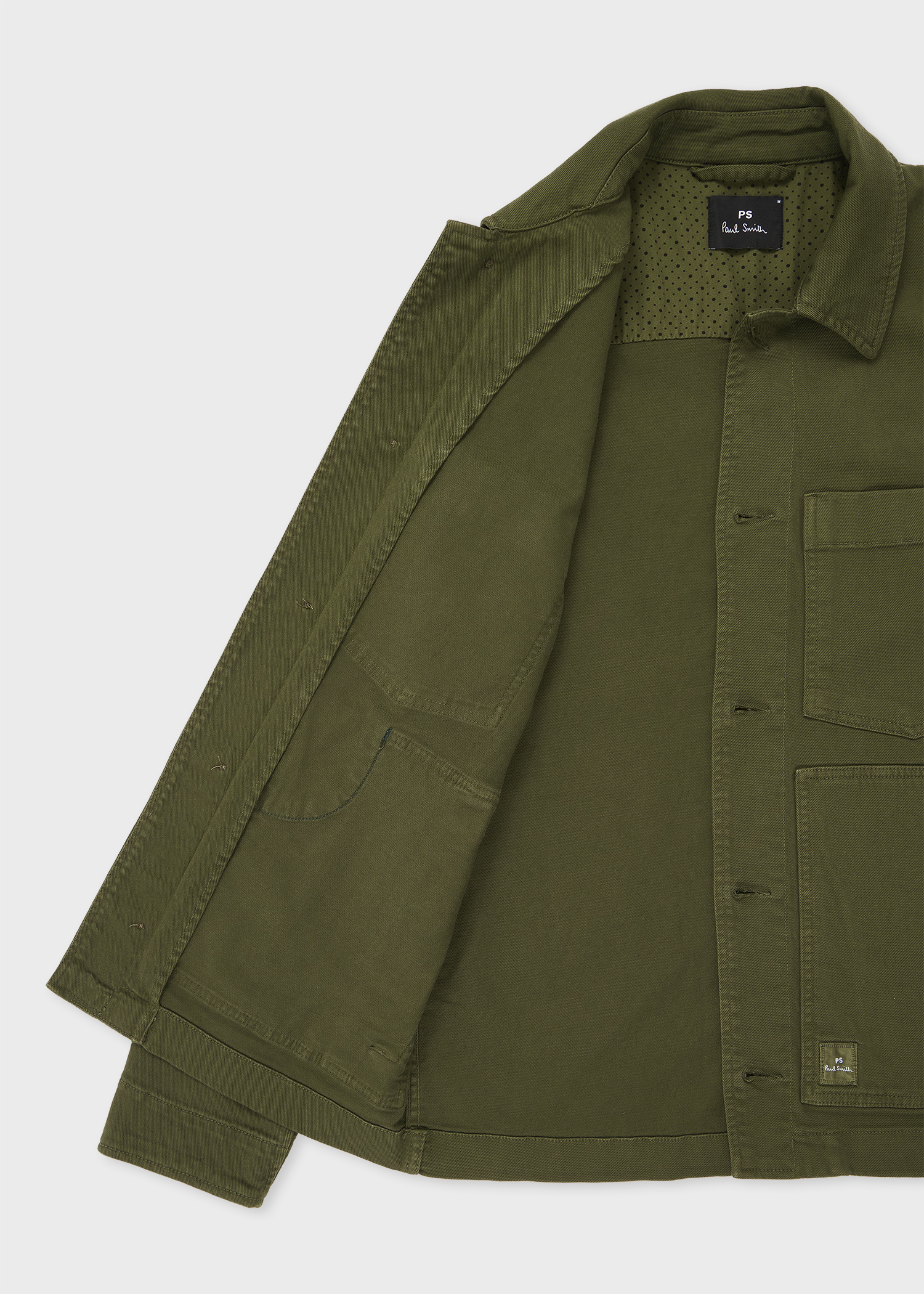 PS Paul Smith Khaki Stretch-Cotton Chore Jacket | King's Cross