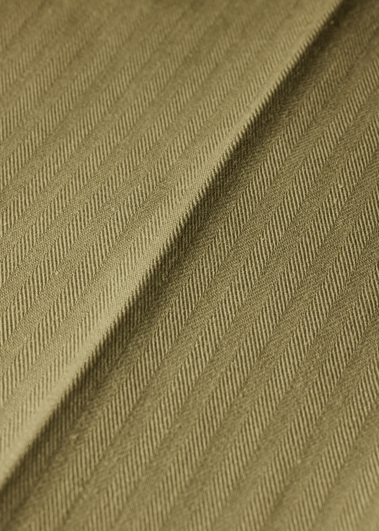 Stone Cotton Herringbone Fatigue Trousers thumbnail 10