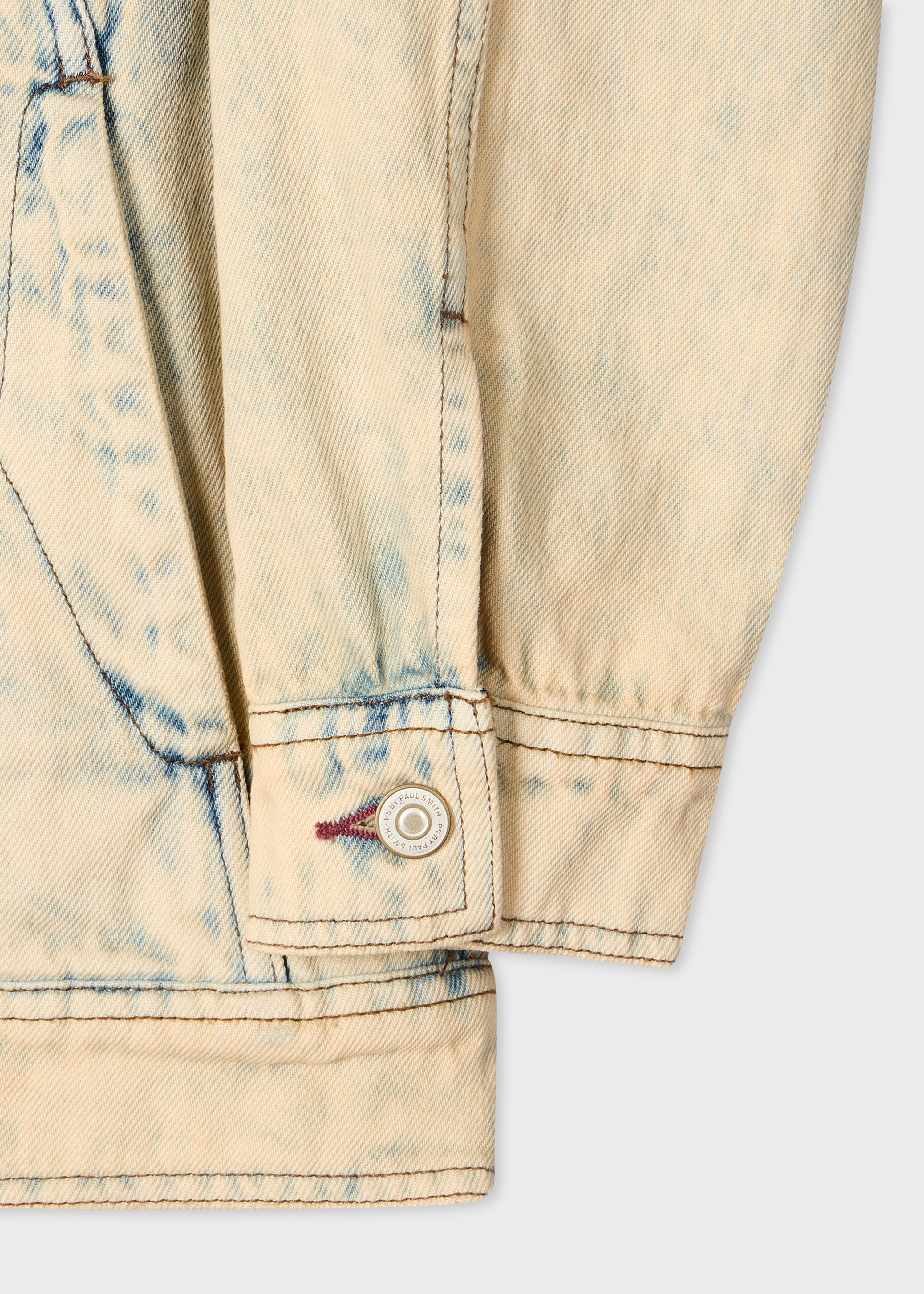 Men's Bleach-Wash Denim Jacket