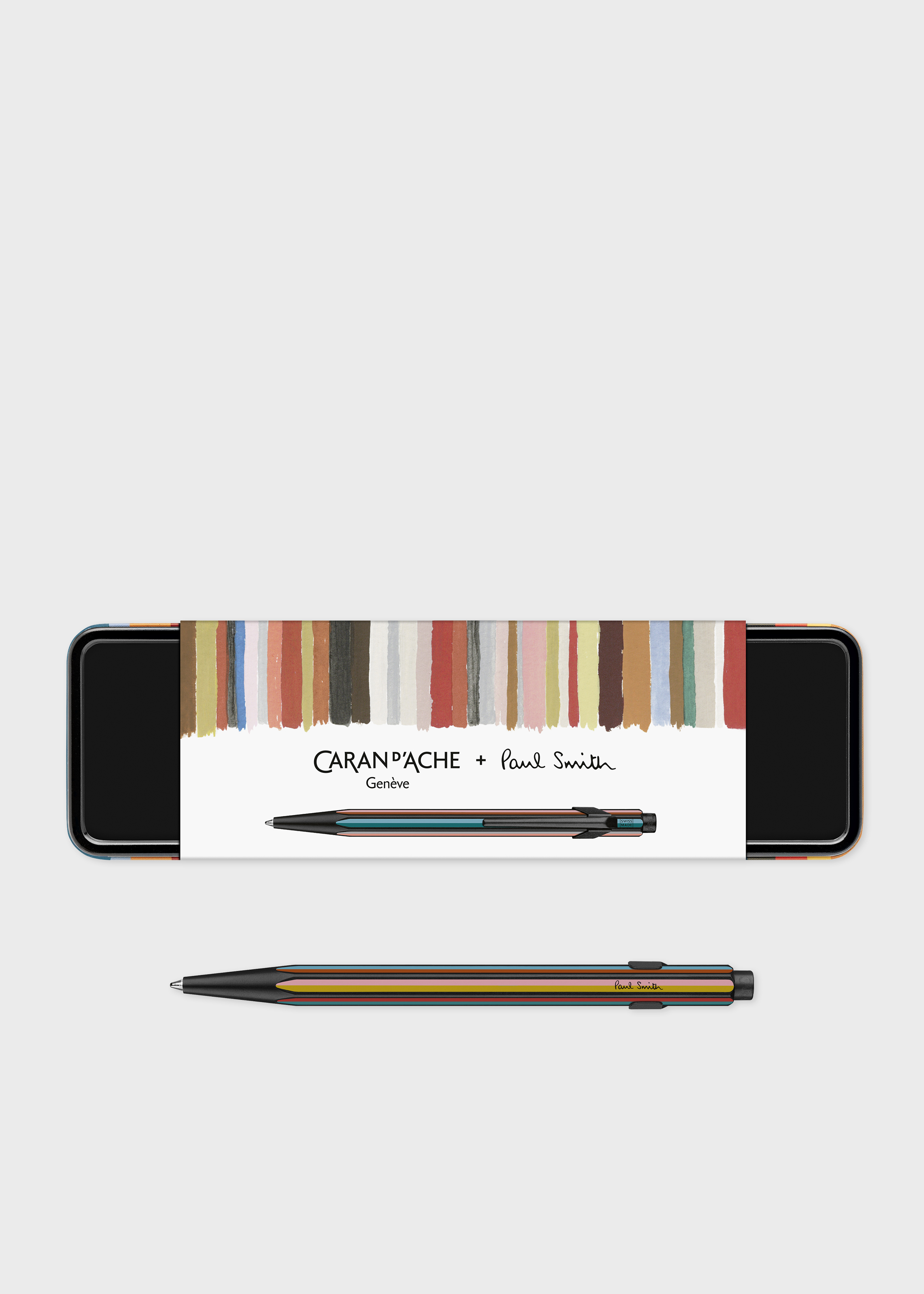 Caran d'Ache + Paul Smith - 849 Black 'Signature Stripe' Ballpoint Pen