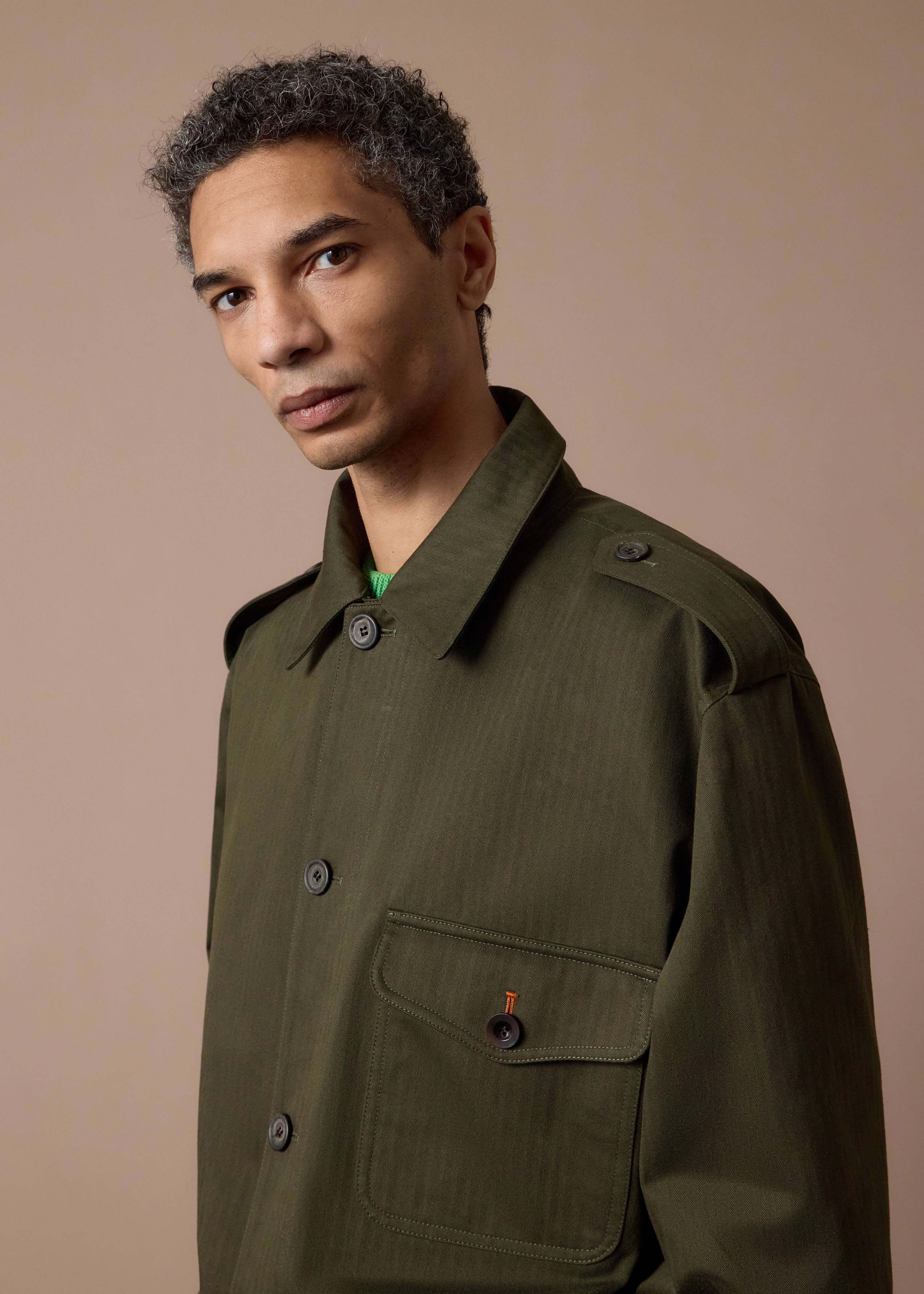 PS Paul Smith Khaki 'Mountain Camo' Field Jacket | King's Cross