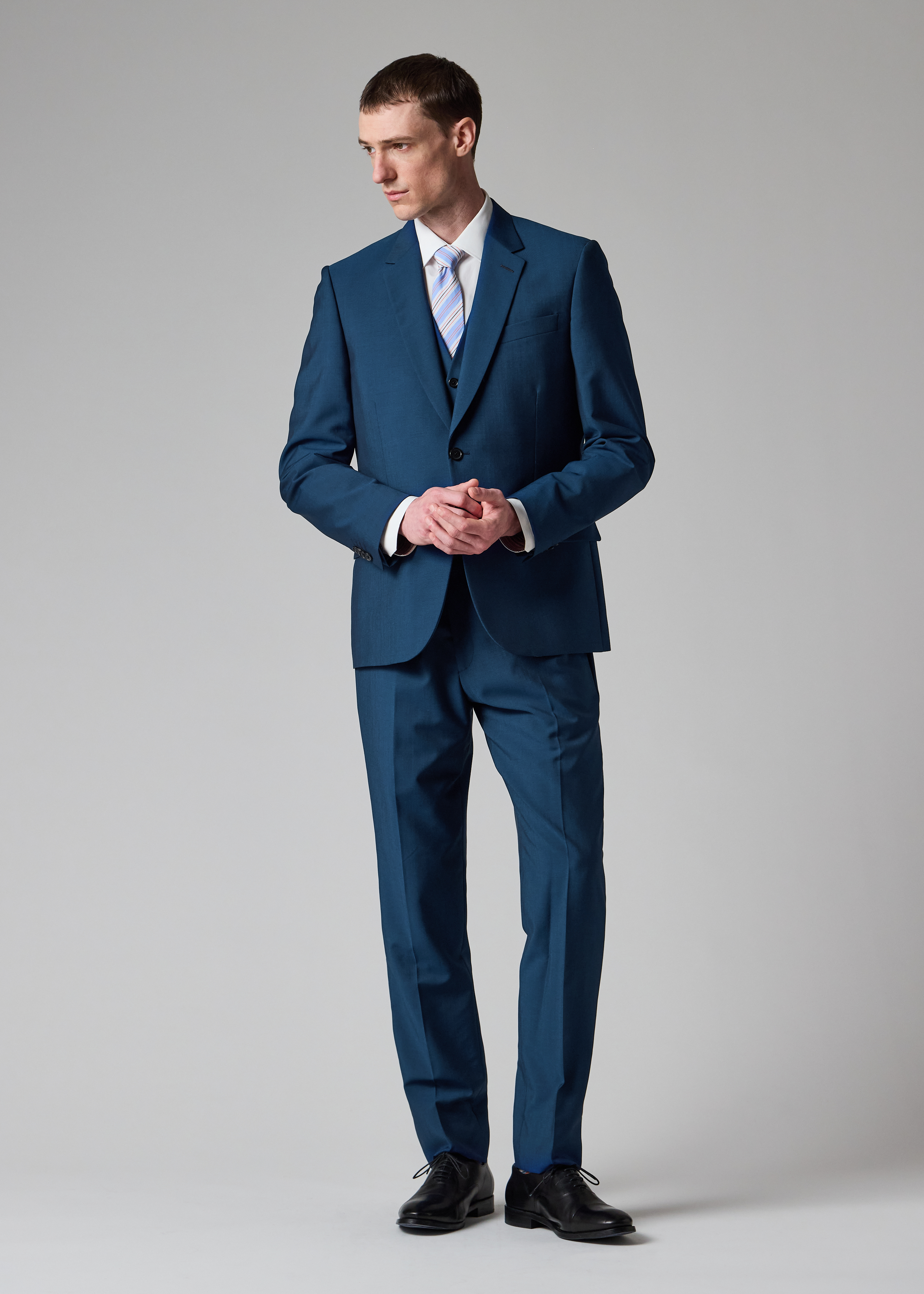 The Soho - Indigo Wool-Mohair Three-Piece Suit thumbnail 2