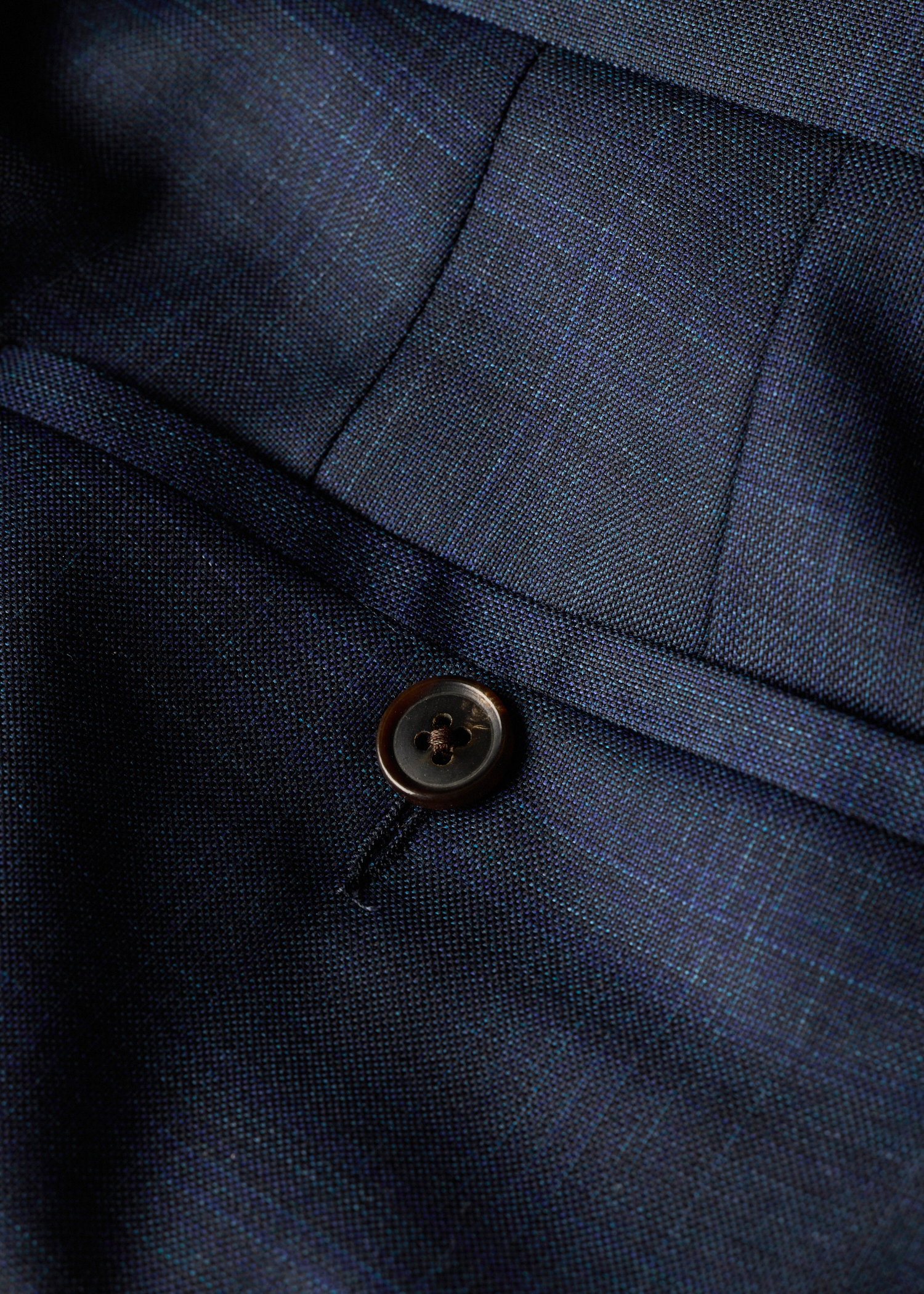 The Soho - Navy Superfine Merino Wool Check Suit thumbnail 11