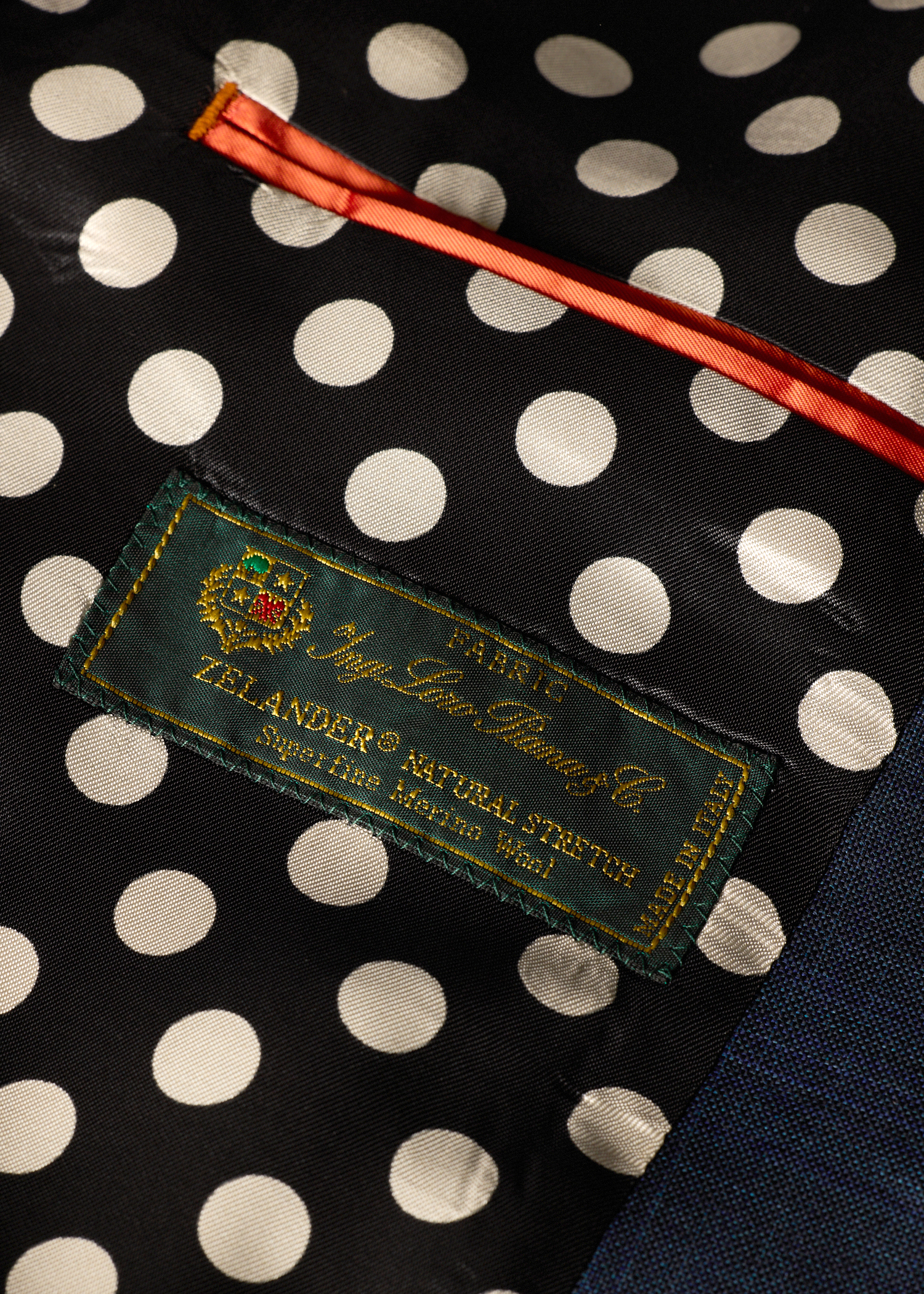 The Soho - Navy Superfine Merino Wool Check Suit thumbnail 5