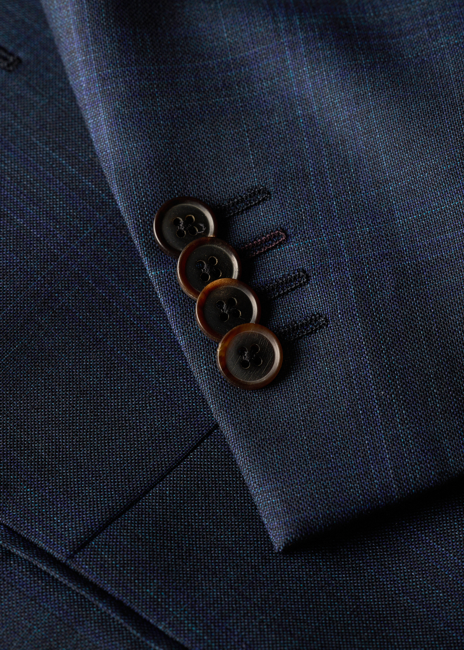 The Soho - Navy Superfine Merino Wool Check Suit thumbnail 7