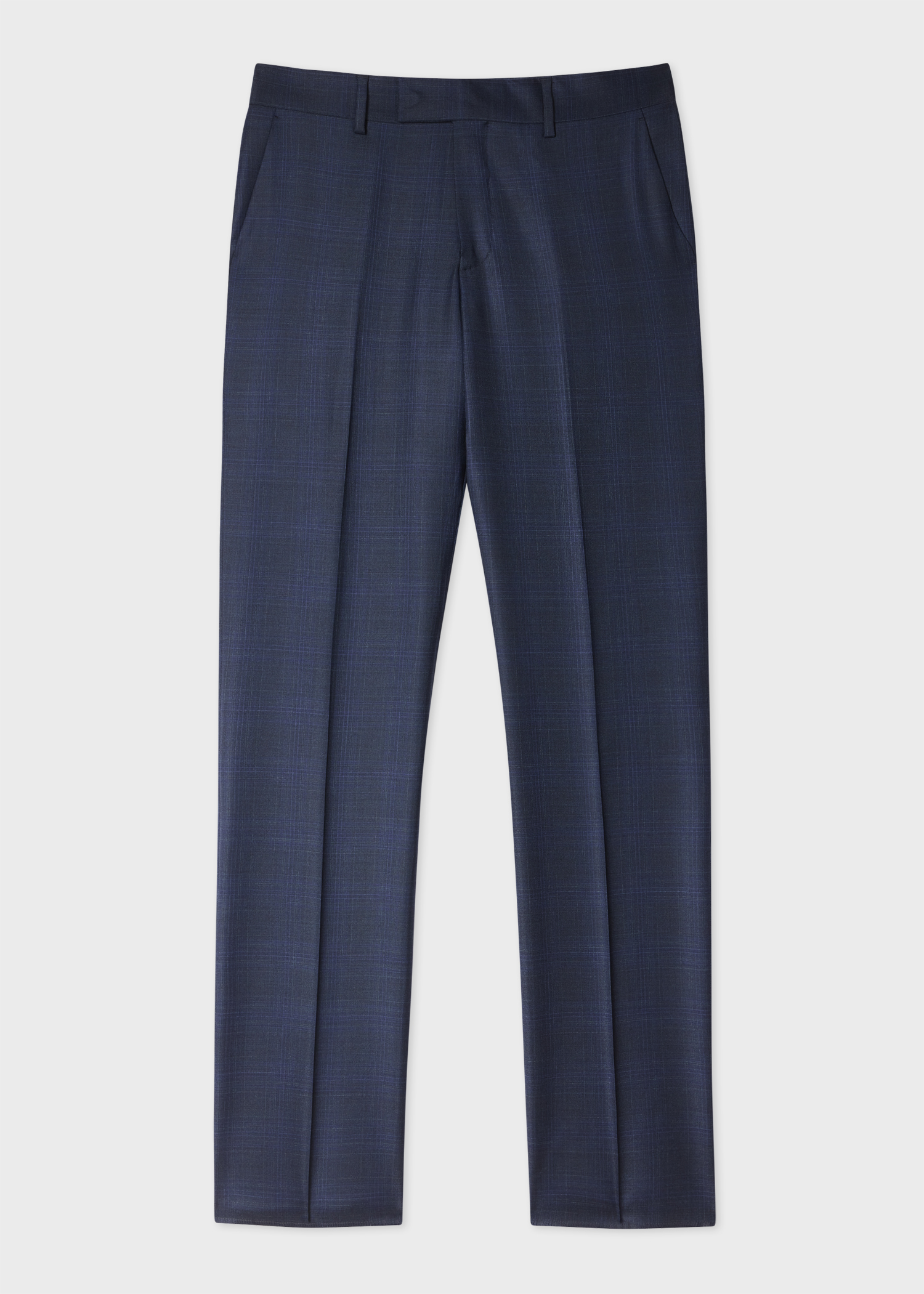 The Soho - Navy Superfine Merino Wool Check Suit thumbnail 8