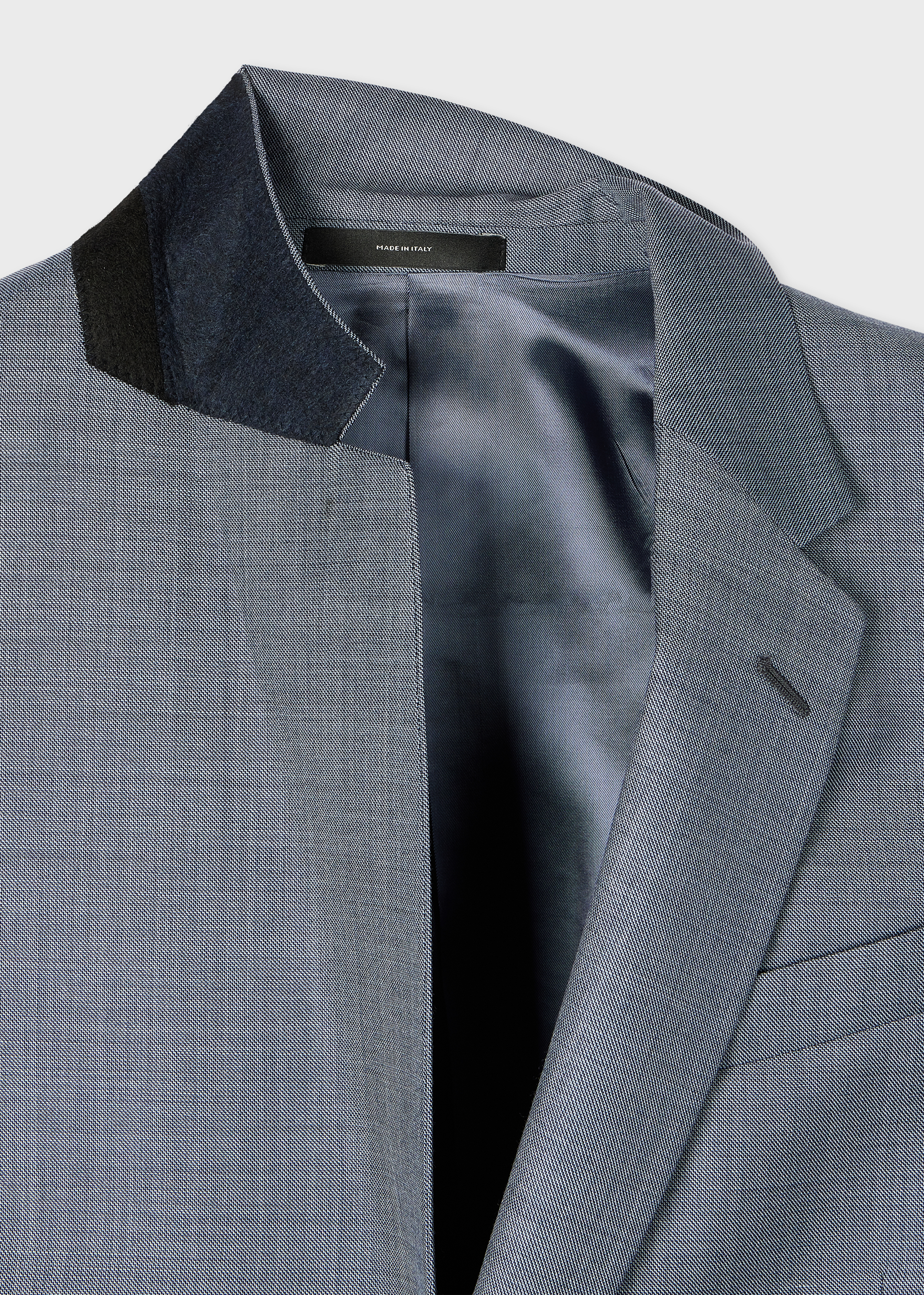 The Soho - Light Blue Sharkskin Wool Suit thumbnail 5