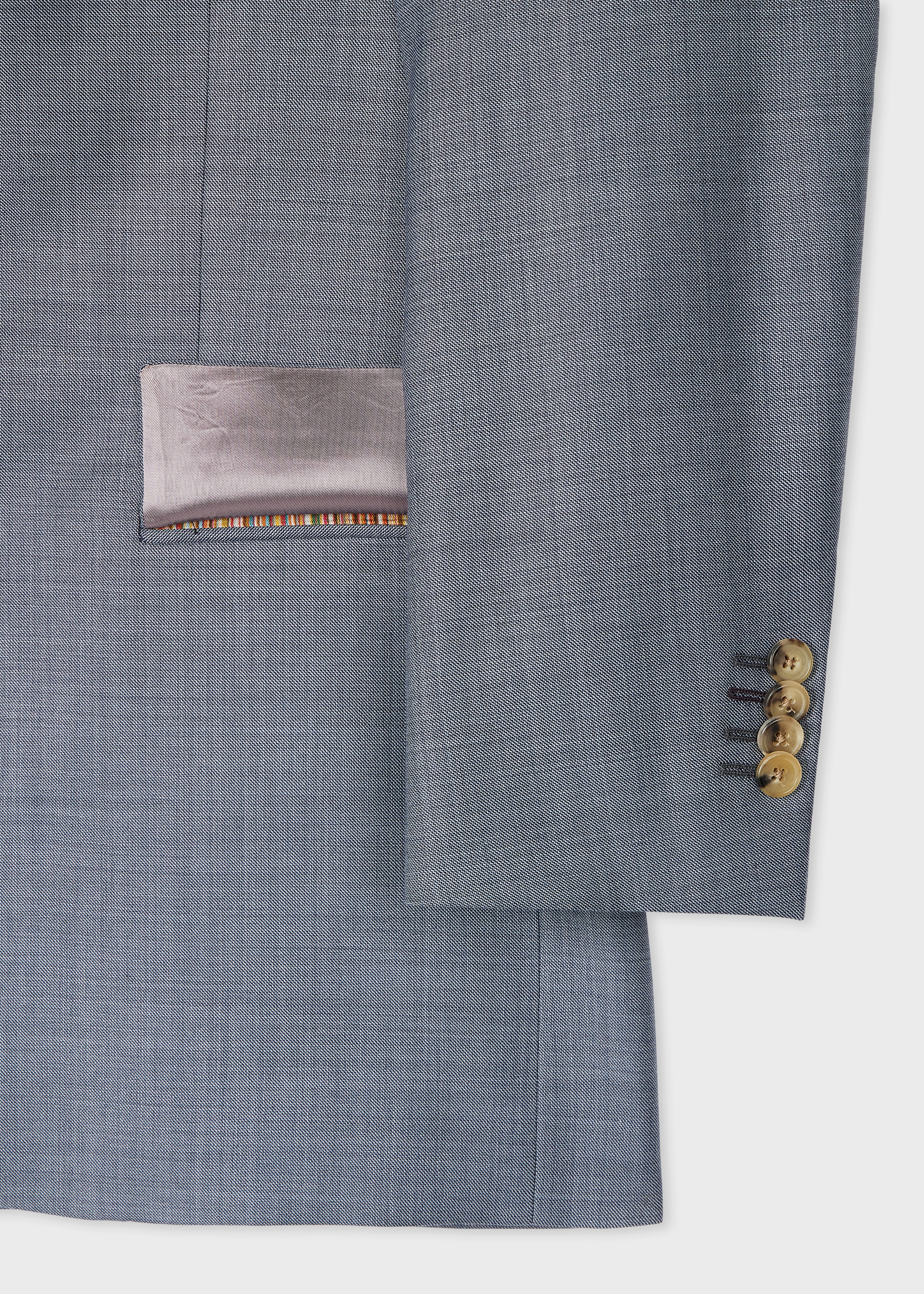 The Soho - Light Blue Sharkskin Wool Suit thumbnail 6