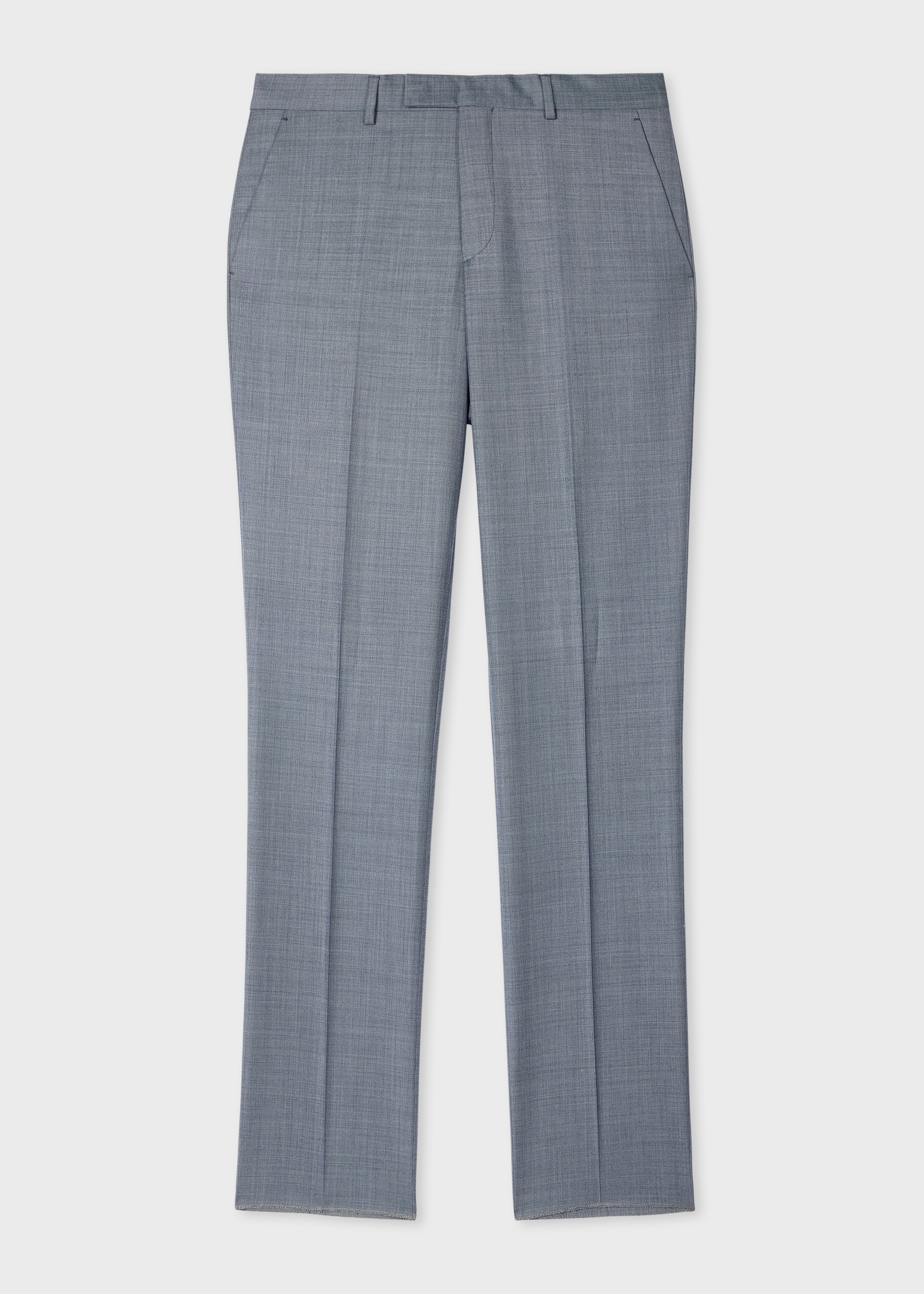 The Soho - Light Blue Sharkskin Wool Suit thumbnail 10